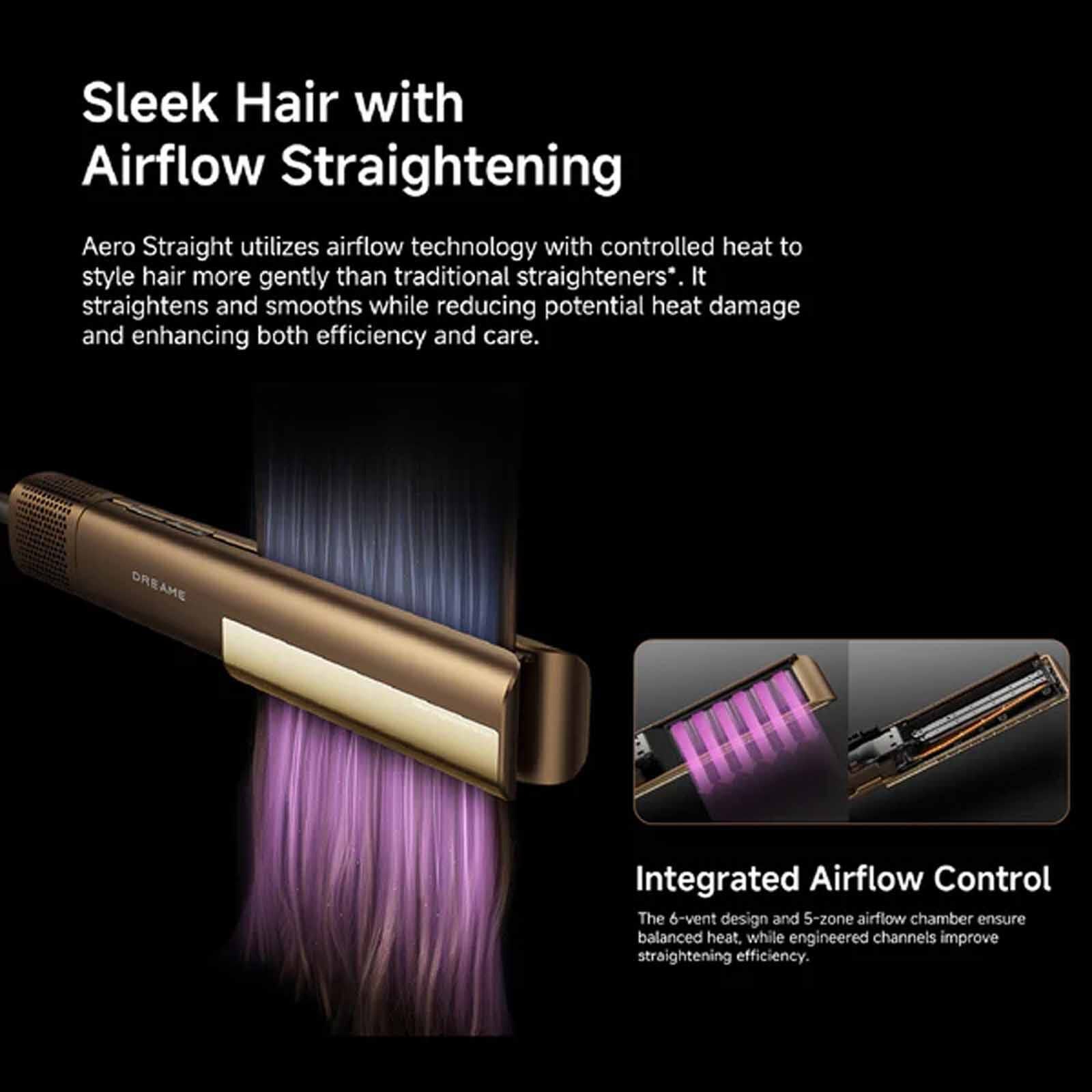 DREAME Aerostraight High-speed Styler (1600w) - Gold DM-AEROSTYL-GD-image 13