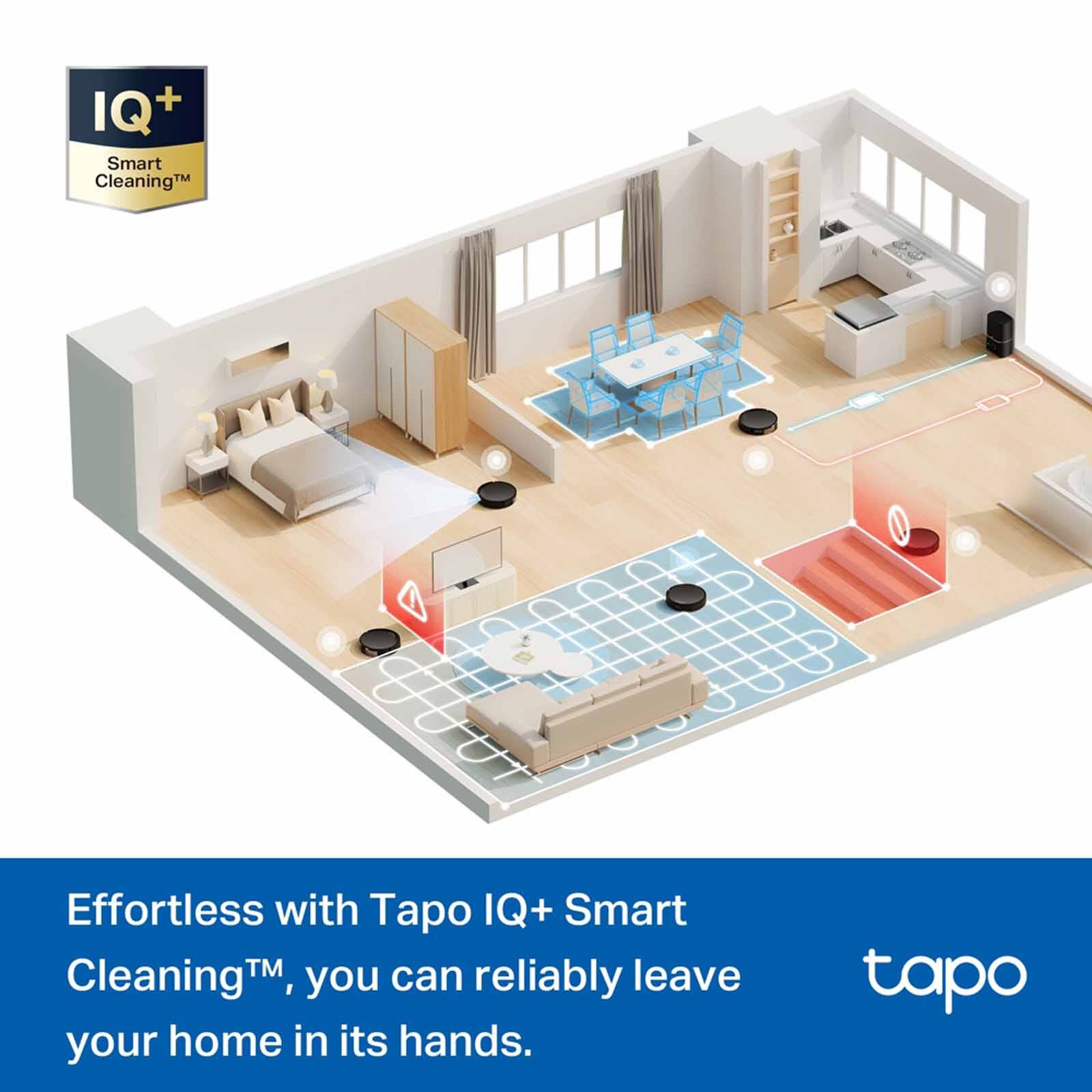 TP LINK Robot Vacuum And Mop Cleaner & Auto-empty Dock TAPO RV20 MAX PLUS-image 7