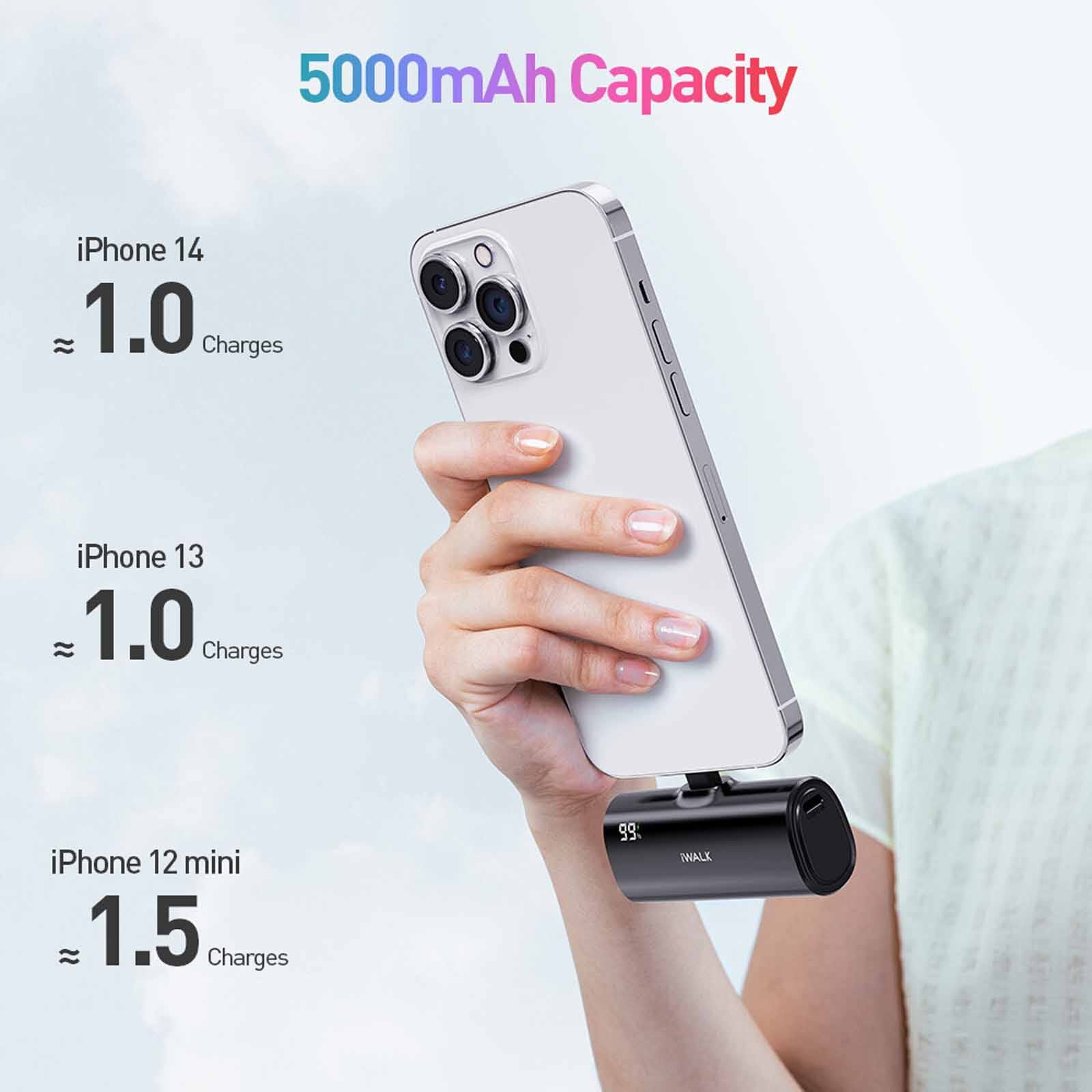 IWALK Linkpod X 5000mah 20w Fast Charge Black (made For Iphone) LPX001-001A-MFI-image 6