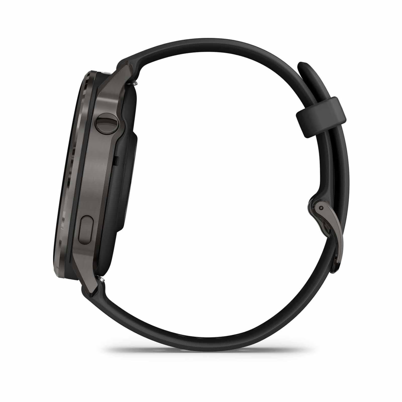 GARMIN Venu 4 - 45mm Slate With Black Silicone Band GM-010-03014-40-image 2