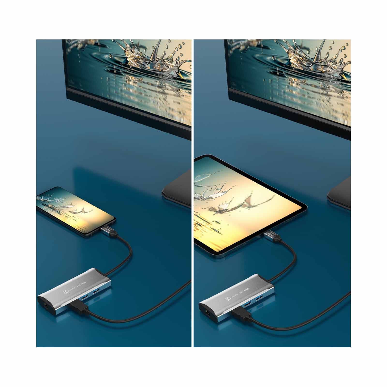 J5CREATE 4k60 Elite Usb-c 10gbps Travel Dock JCD392-image 11