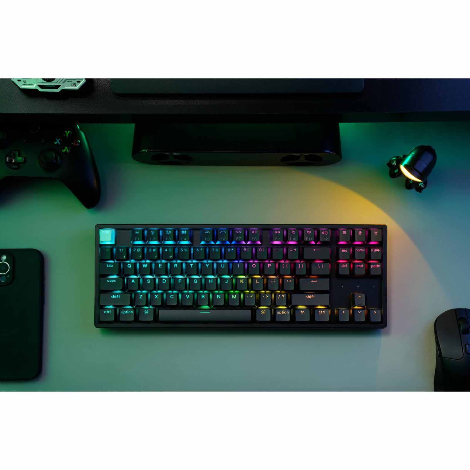 KEYCHRON K8 He 80%tkl, 87 Key, Black Full Assembled, Rgb, Hot-swap, Hall Effect Keyboard - Standard Ed. KYCN-K8H-J1-image 10