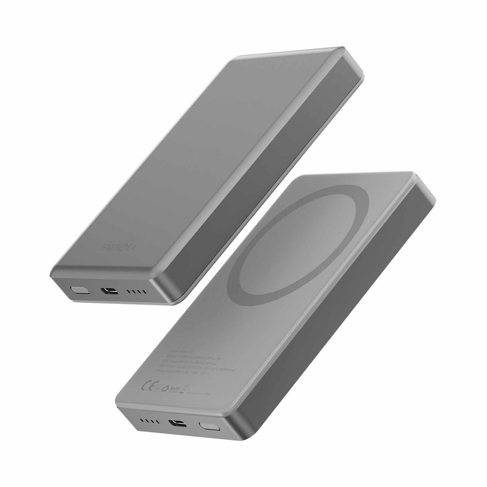 ENERGEA Alupac 10k, 10000mah Ultra Light Aluminium Magsafe Compatible Powerbank AP-10KQH-NAT-image 5