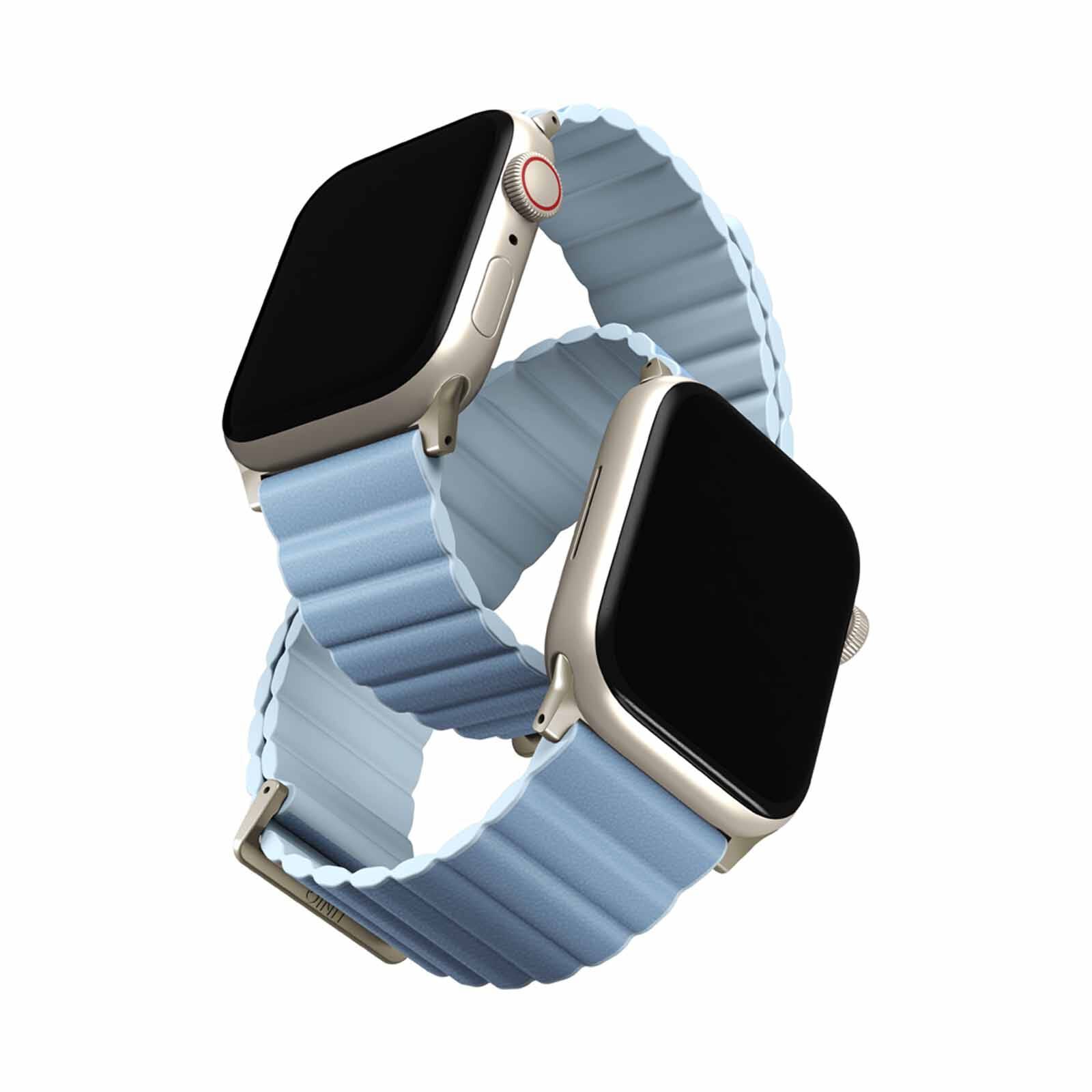 UNIQ Revix Premium Edition Reversible Magnetic Apple Watch Strap 41/40/38mm - Arctic (arctic/soft Blue) UNIQ-41MM-REVPARTSBLU
