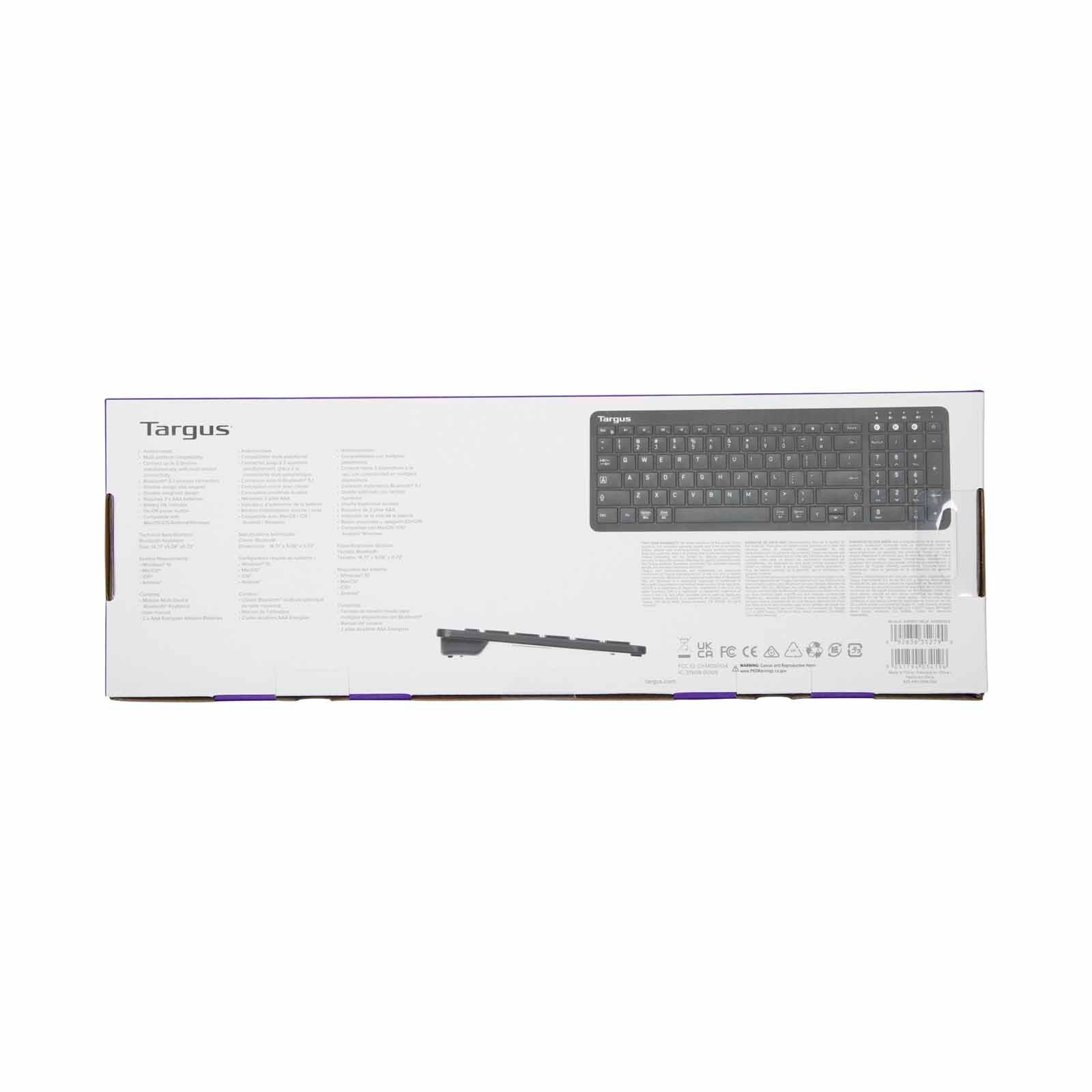 TARGUS Midsize Multi-device Bluetooth Keyboard English AKB863AP-50-image 9