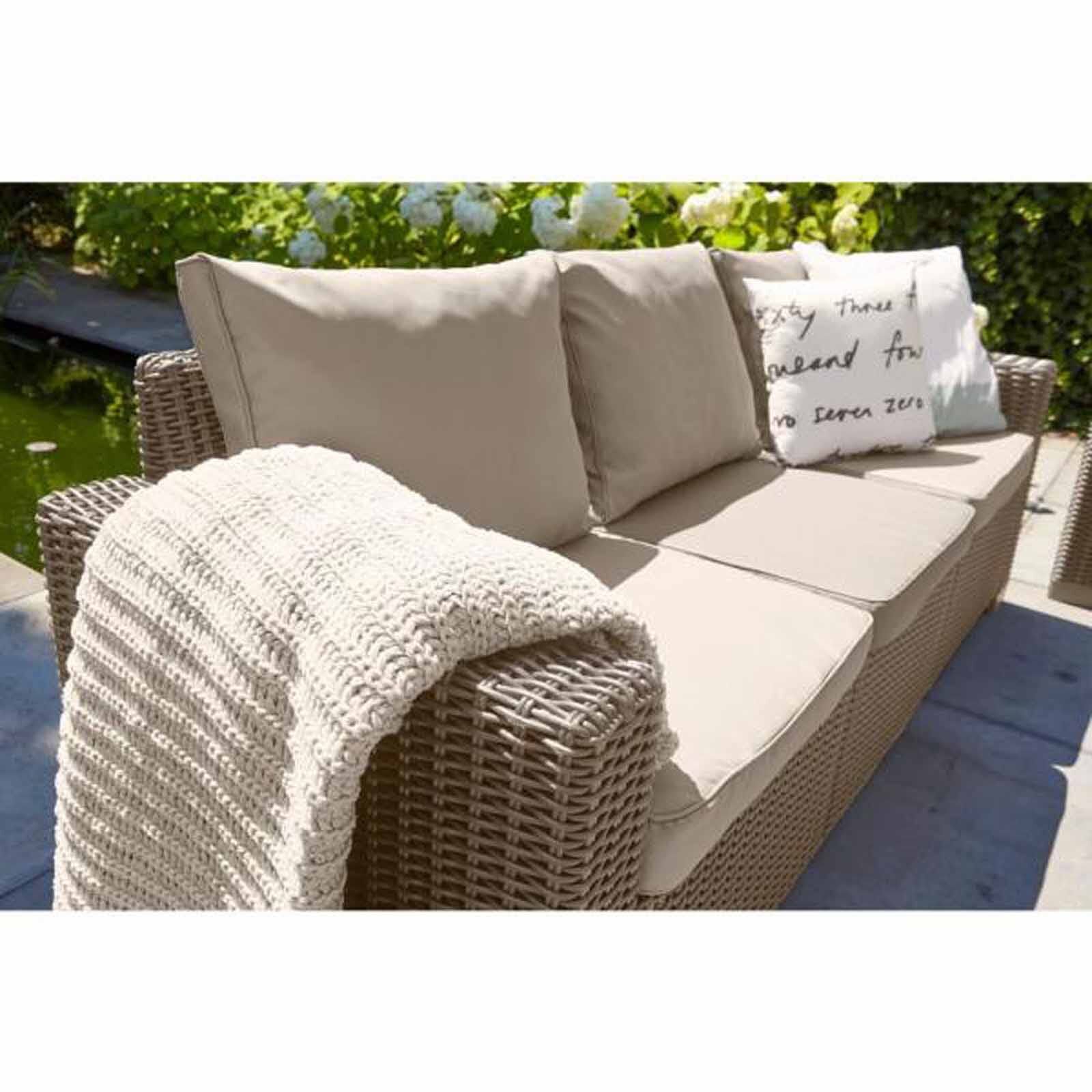ALLIBERT California 3 Seater Sofa Cappuccino (exclude Installation) D-AB-21-6779-image 3