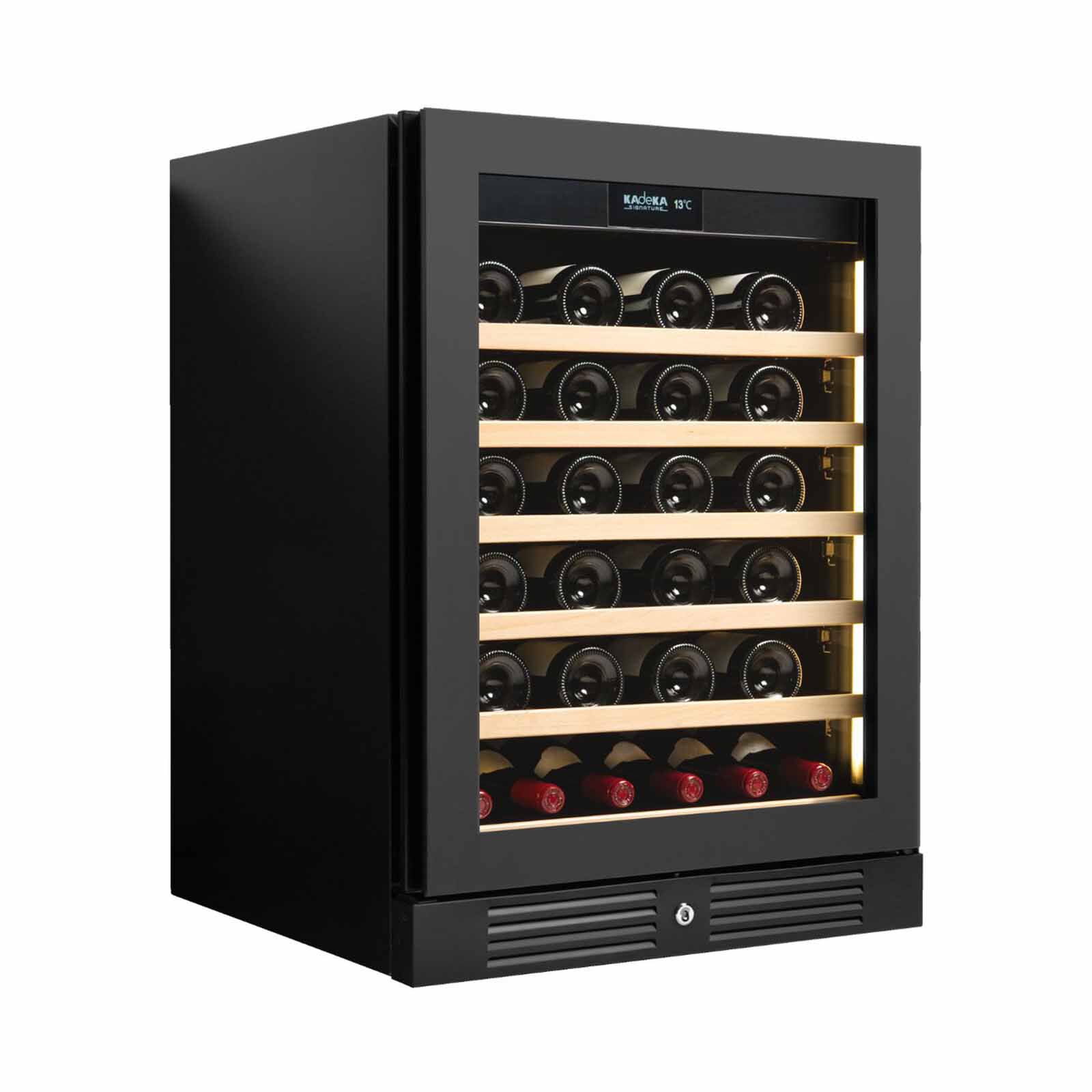 KADEKA Wine Chiller - Matt Black (46 Bottles) (left Opening) KSP46TL-image 2