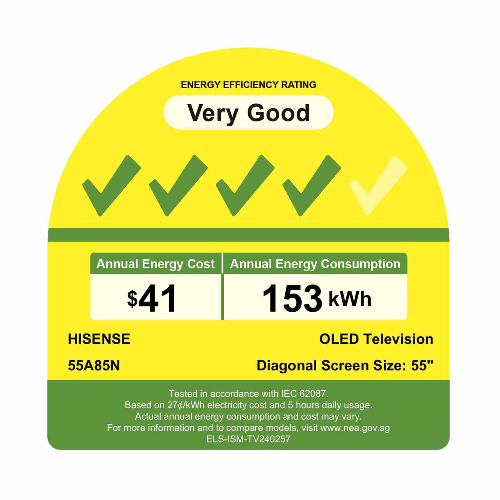 HISENSE 55 In Oled Pro 4k (a85n) Smart Tv HS55A85N-image 5