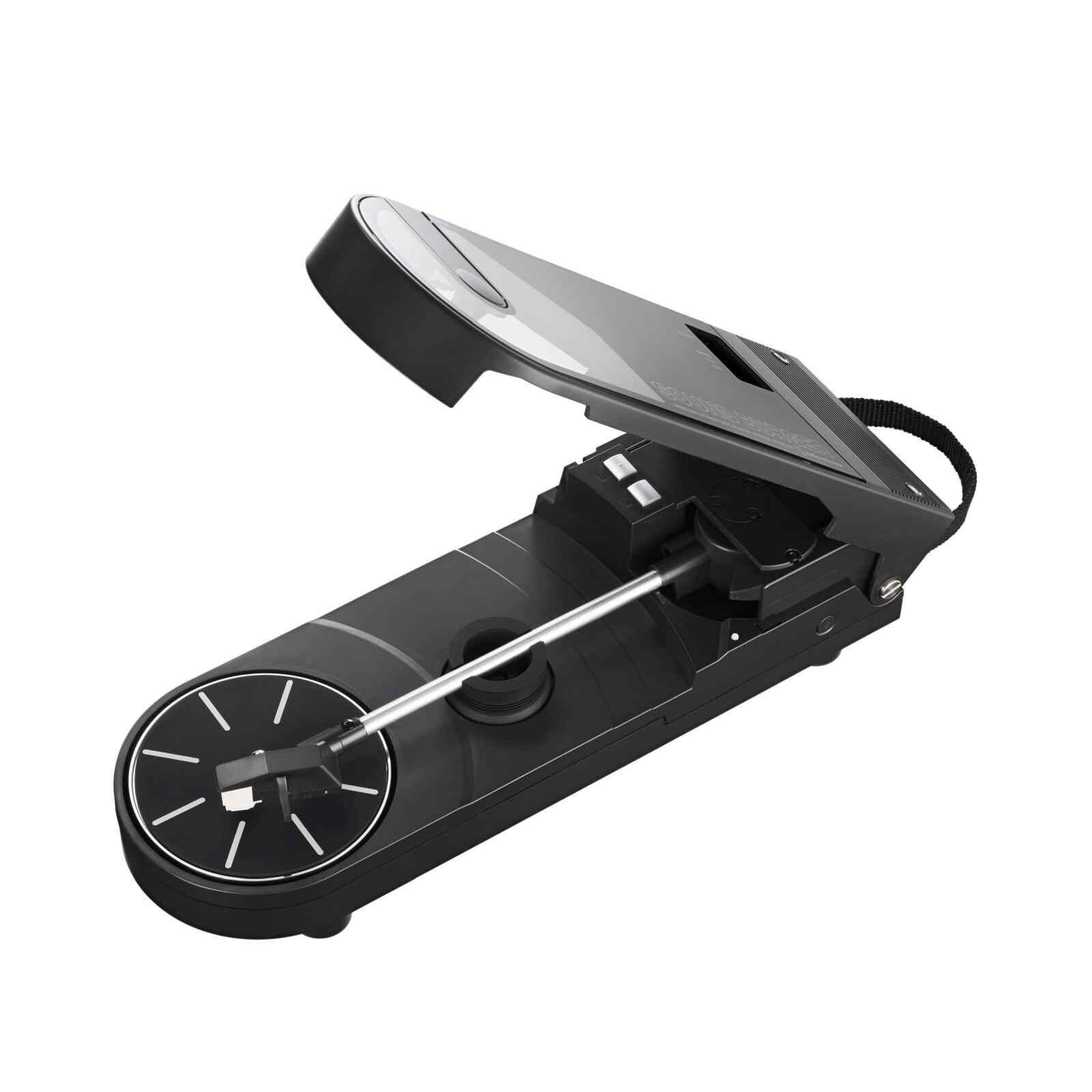 AUDIO TECH Portable Bluetooth Turntable (black) AT-SB727 BK-image 3