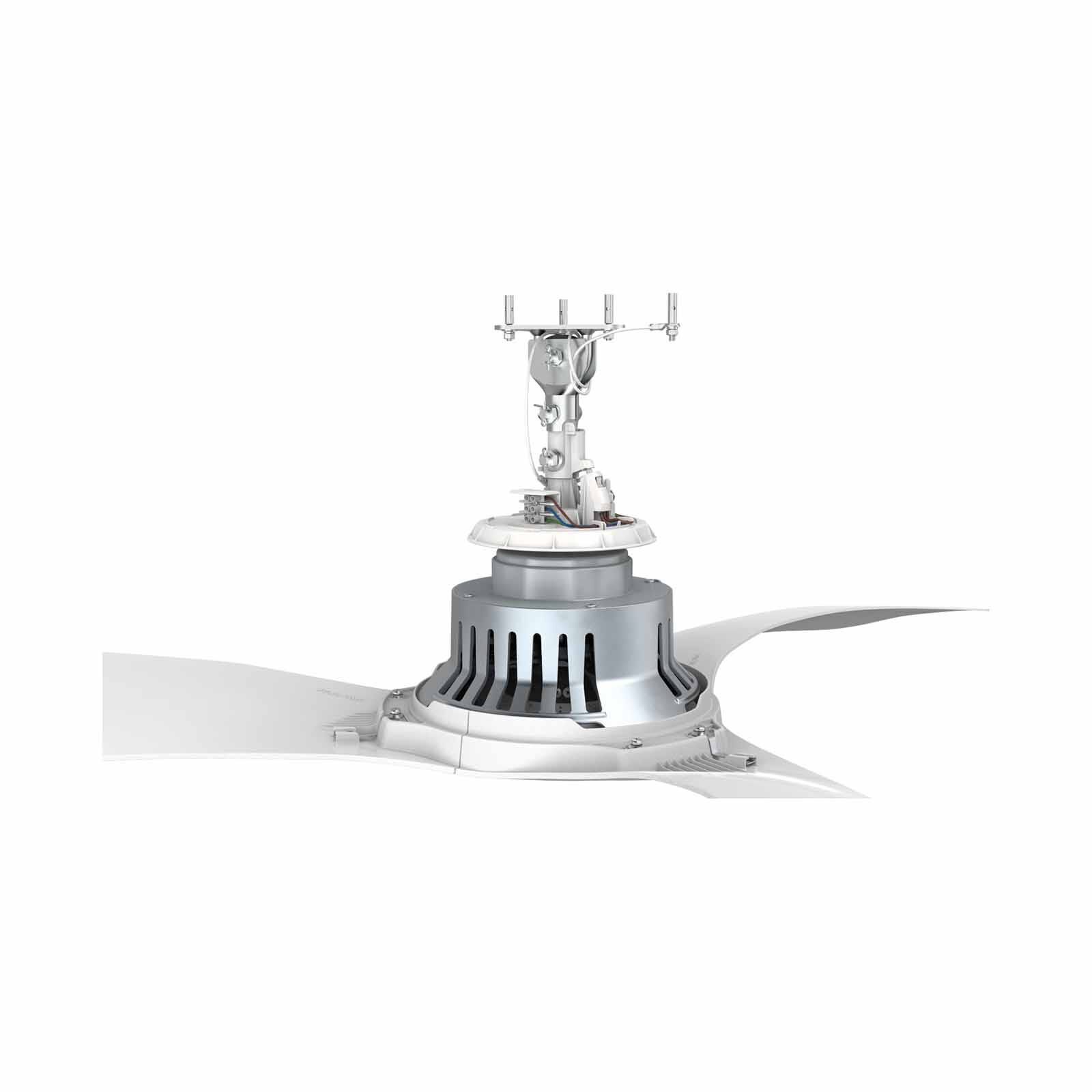 KDK 56 In Dc Ceiling Fan With Light (140cm)-white H56GP(WH)-image 5