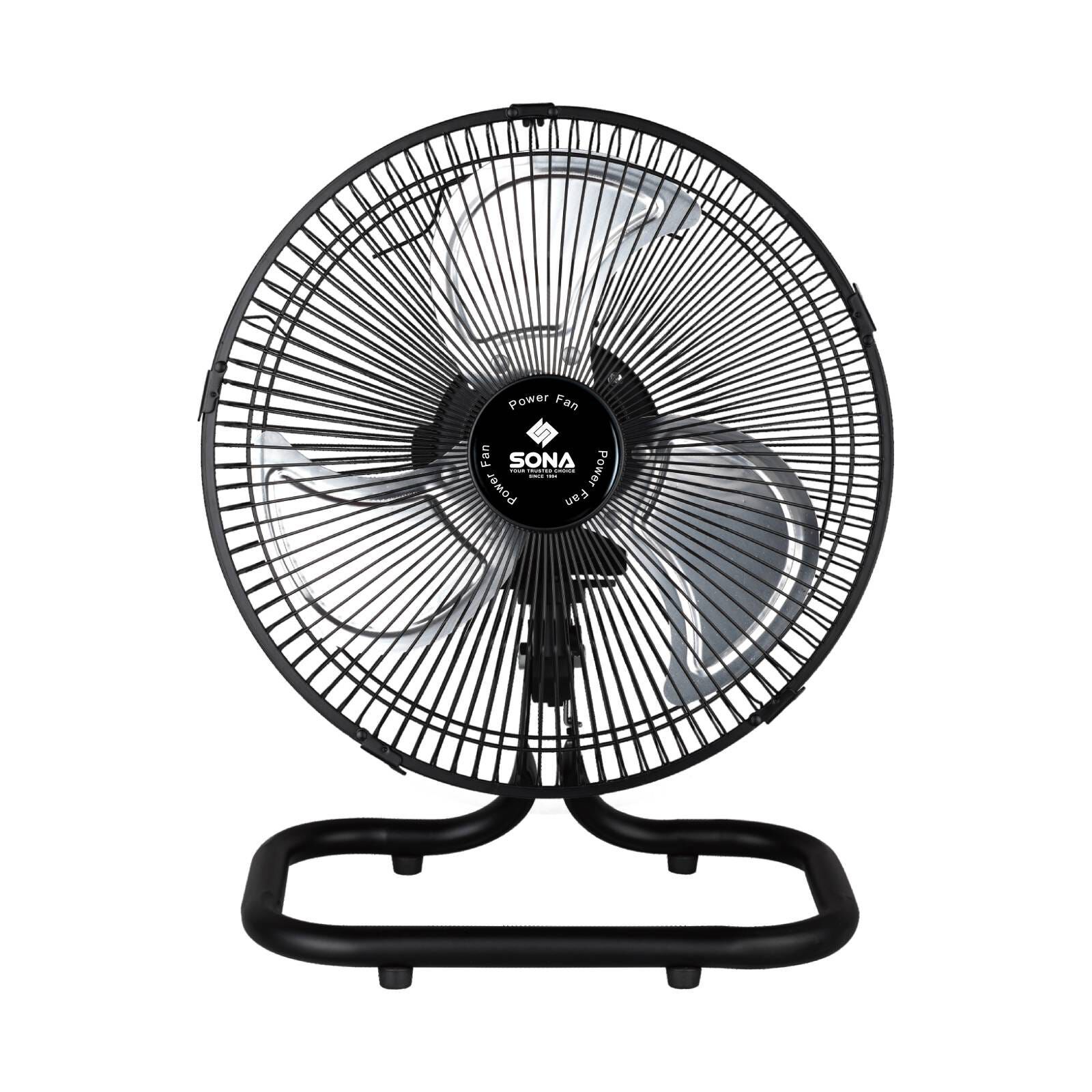 SONA 12 In Desk Fan -black SPO602