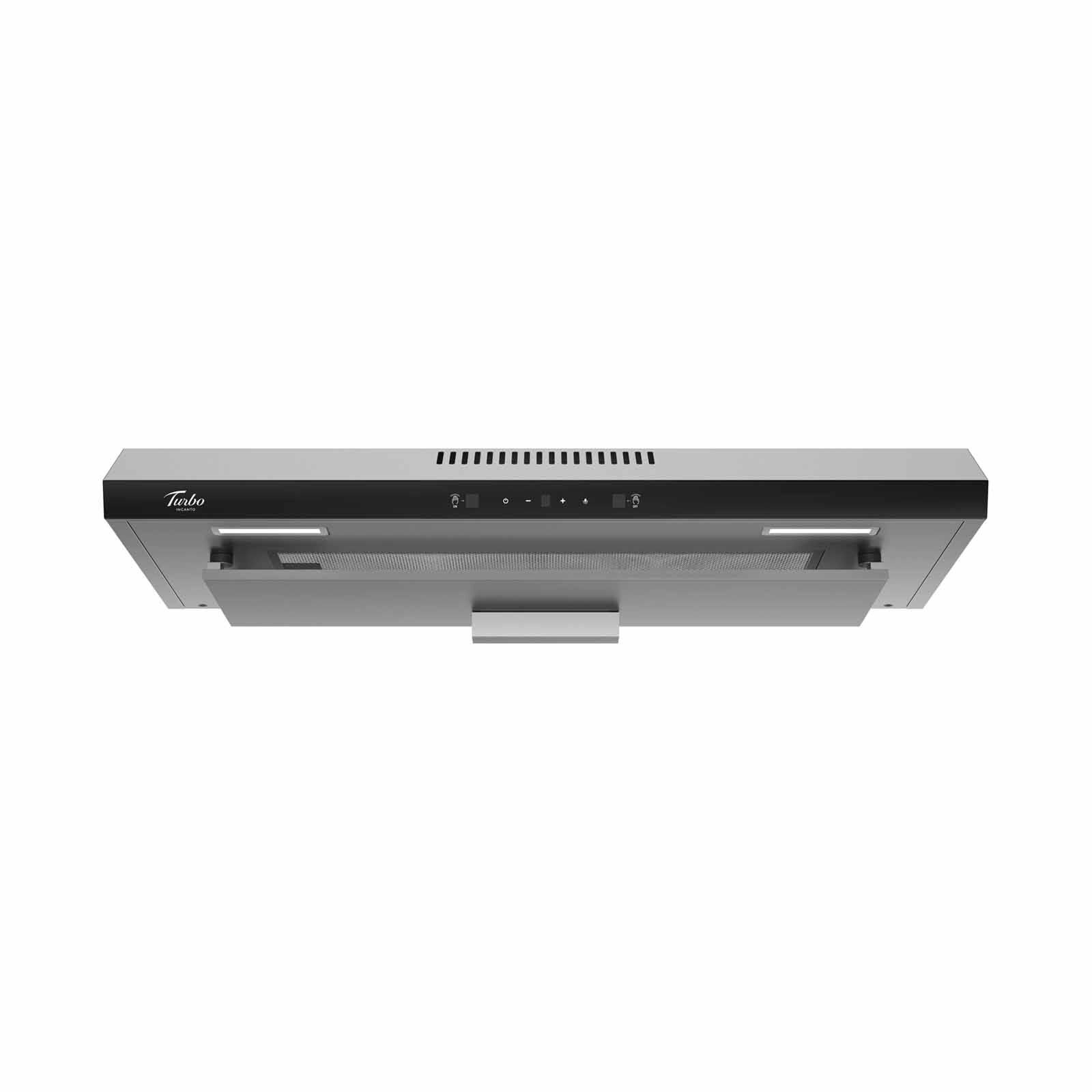 TURBO 90cm Designer Hood + Oil Tray Touch Control (stainless Steel) (excl. Install) TA-6002-90SS-image 1