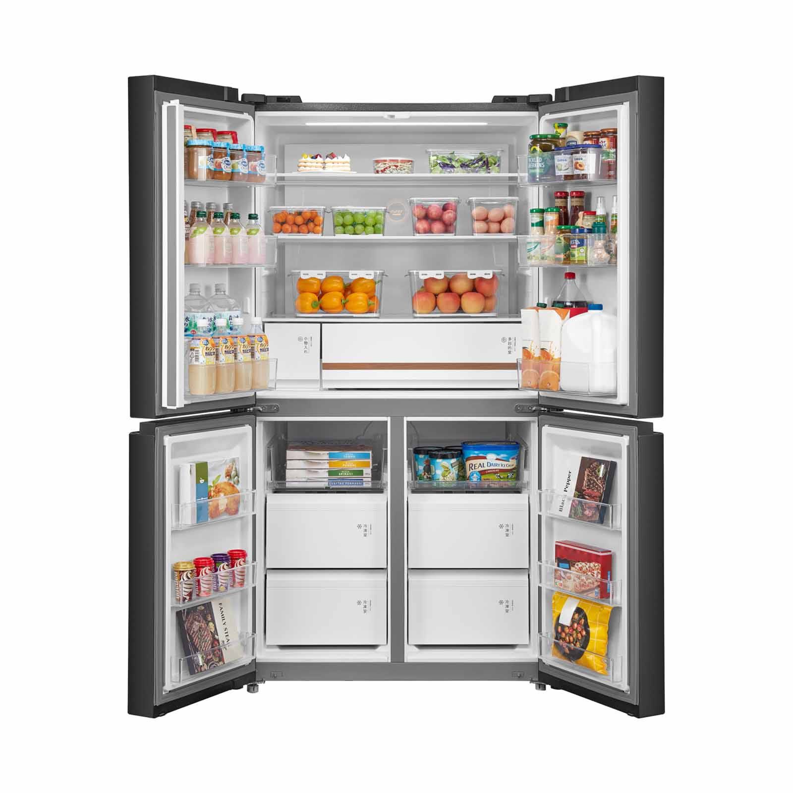 TOSHIBA Multi-door Fridge (688l) - Morandi Grey GR-RF900WI2-PMX(06)-image 4
