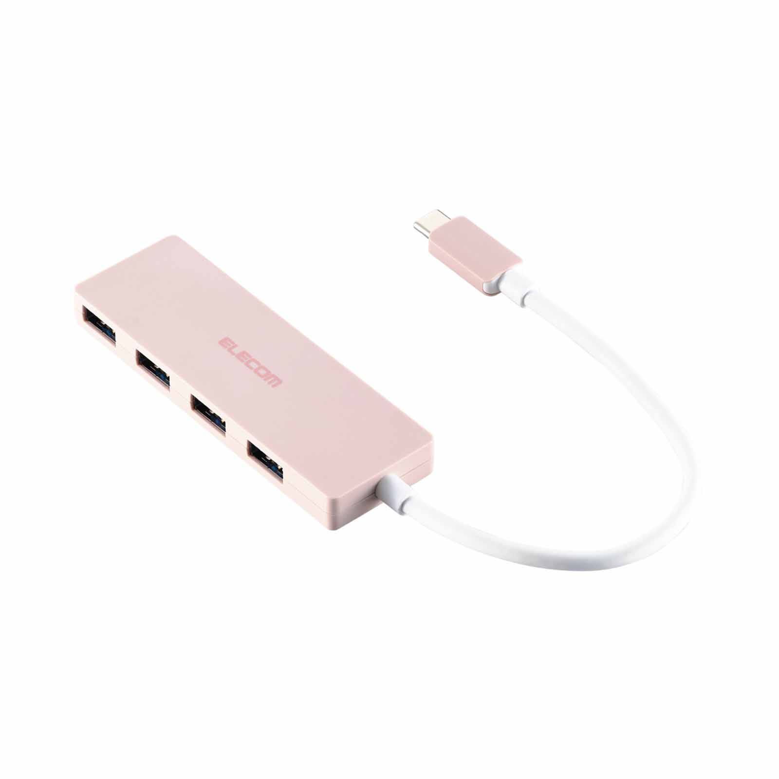 ELECOM Usb C 4 Ports Usb 5gbos(usb3.2 Gen1) Pn U3HC-H040PN