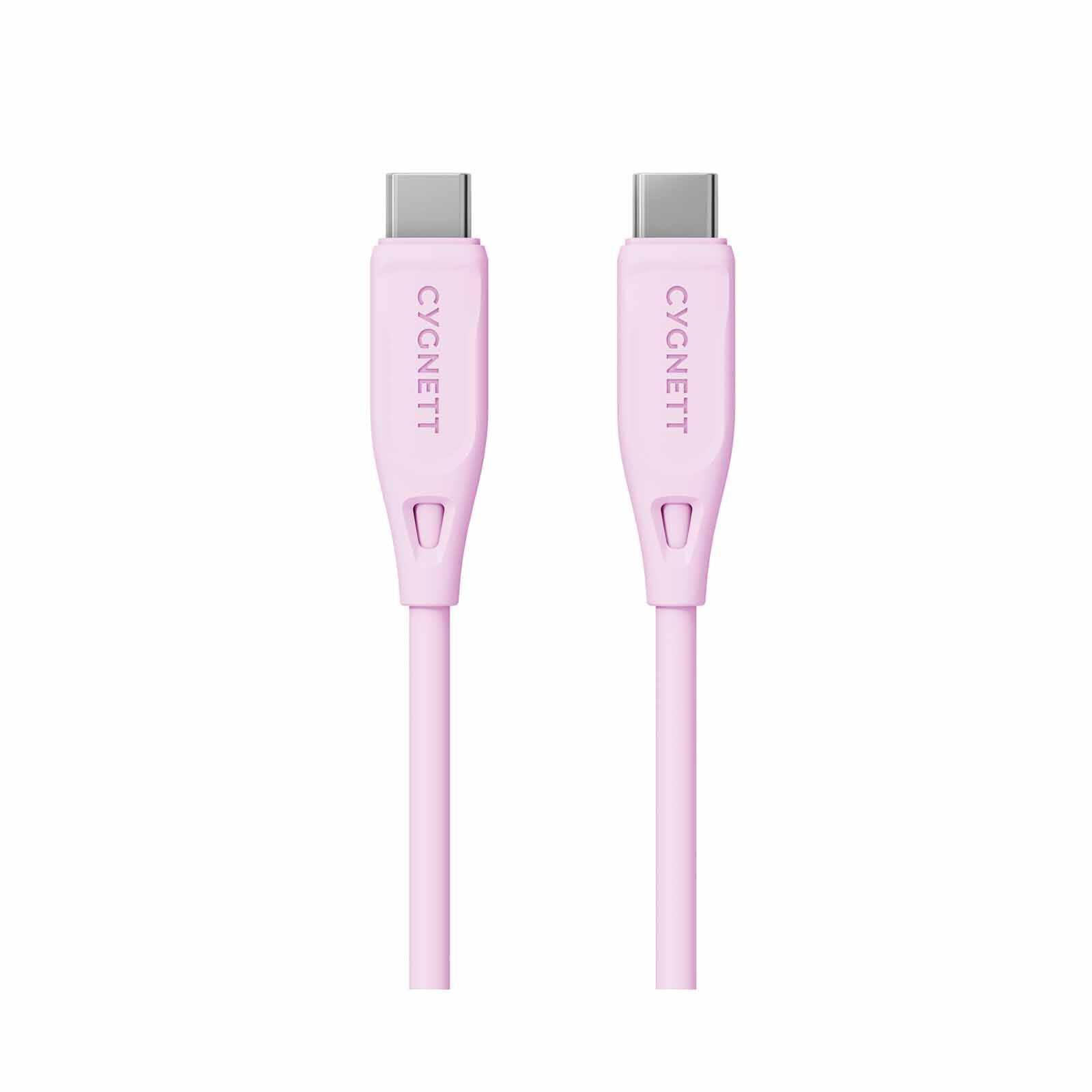 CYGNETT Charge Connect Usb-c To Usb-c (usb 2.0) Cable - Pink 1.2m CY4842PCTYC