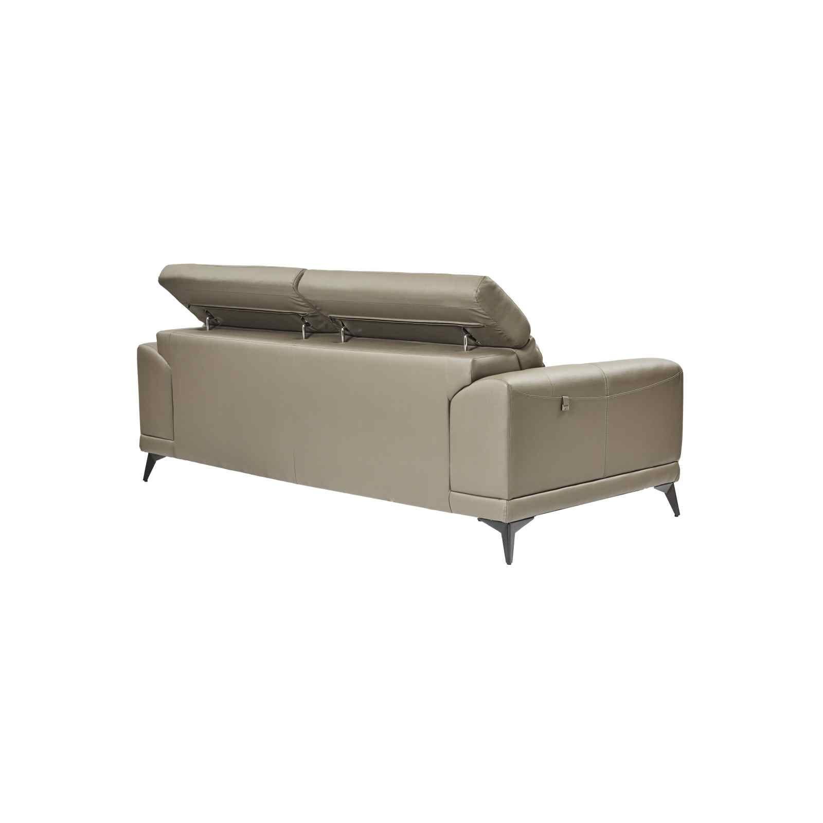 MIZU DESIG 3+2 Seater Sofa (hl) Mto Half Leather Sofa Set KENDRA-image 11