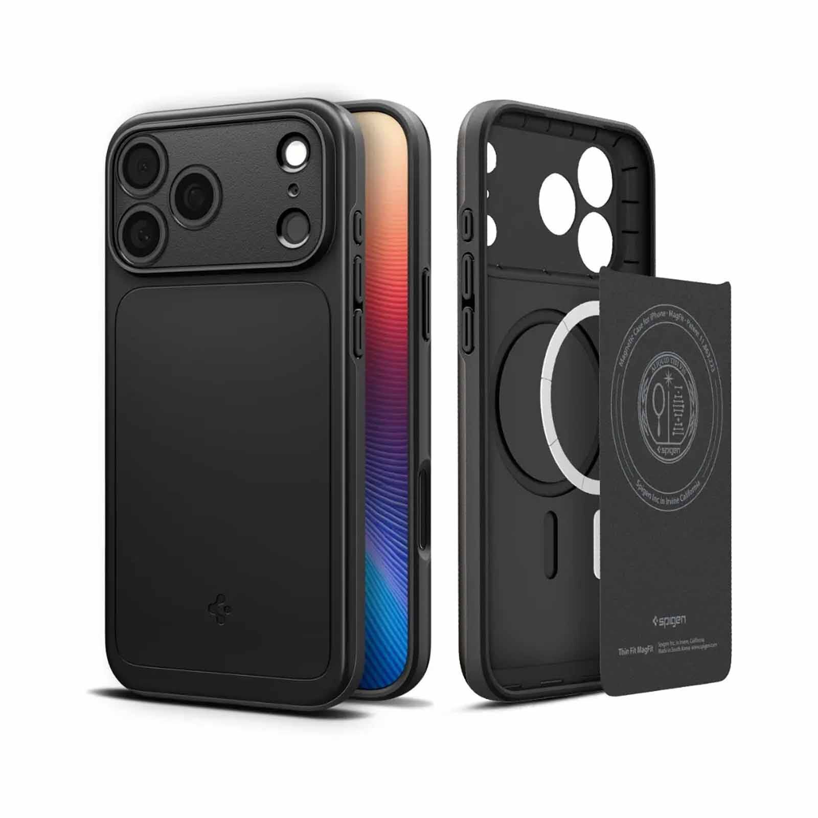 SPIGEN Iphone 17 Pro Thin Fit Magfit Black ACS10339