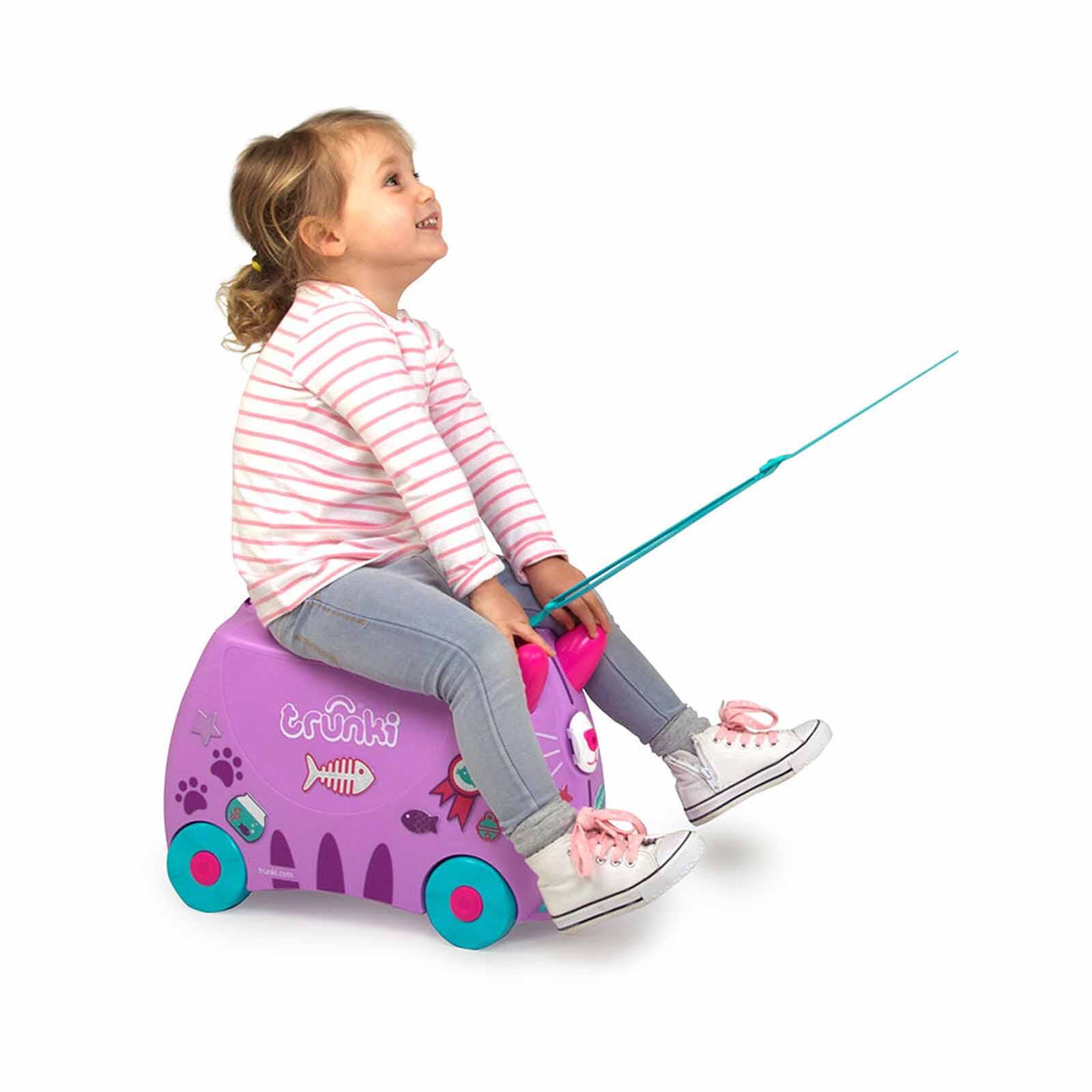 TRUNKI Ride On Luggage - Cassie Cat TR0322-GB01-image 2