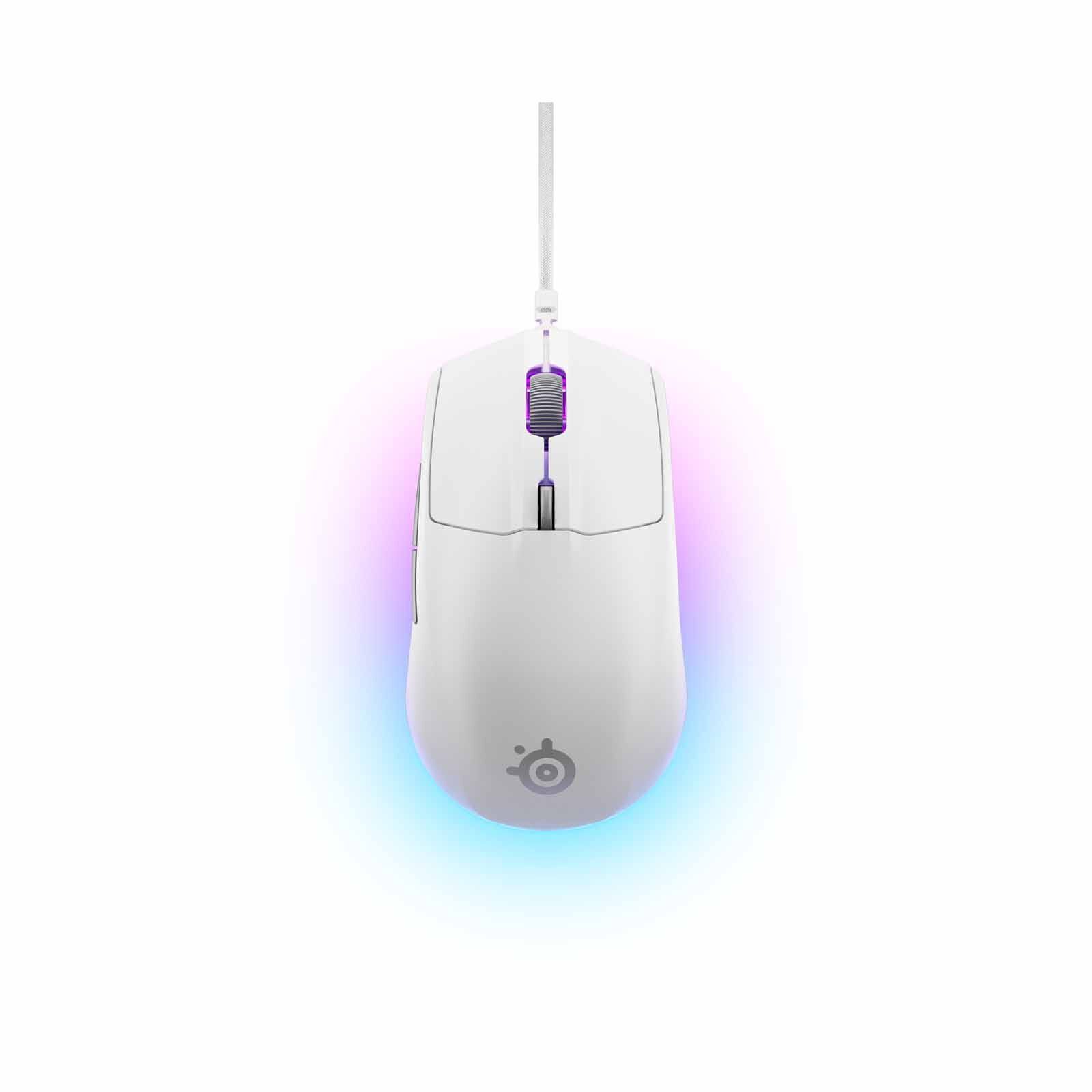STEELSERIE Wired Mouse Gen 2 - White RIVAL 3 (WIRED) - WHITE