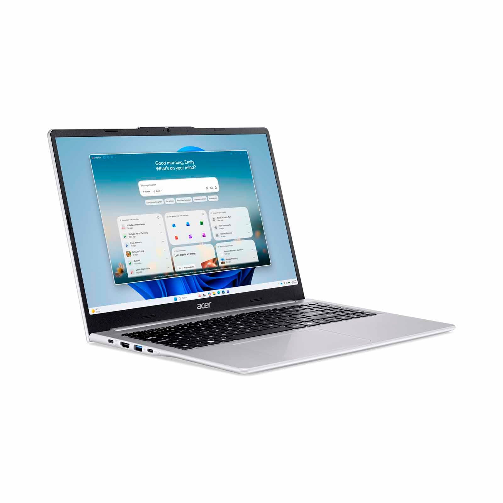 ACER 15.6in Amd Ryzen 5 7430u 8gb 512gb Ssd Win 11 Home ASPIRE LITE 15 AL15-49P-R1RZ (SILVER)-image 3