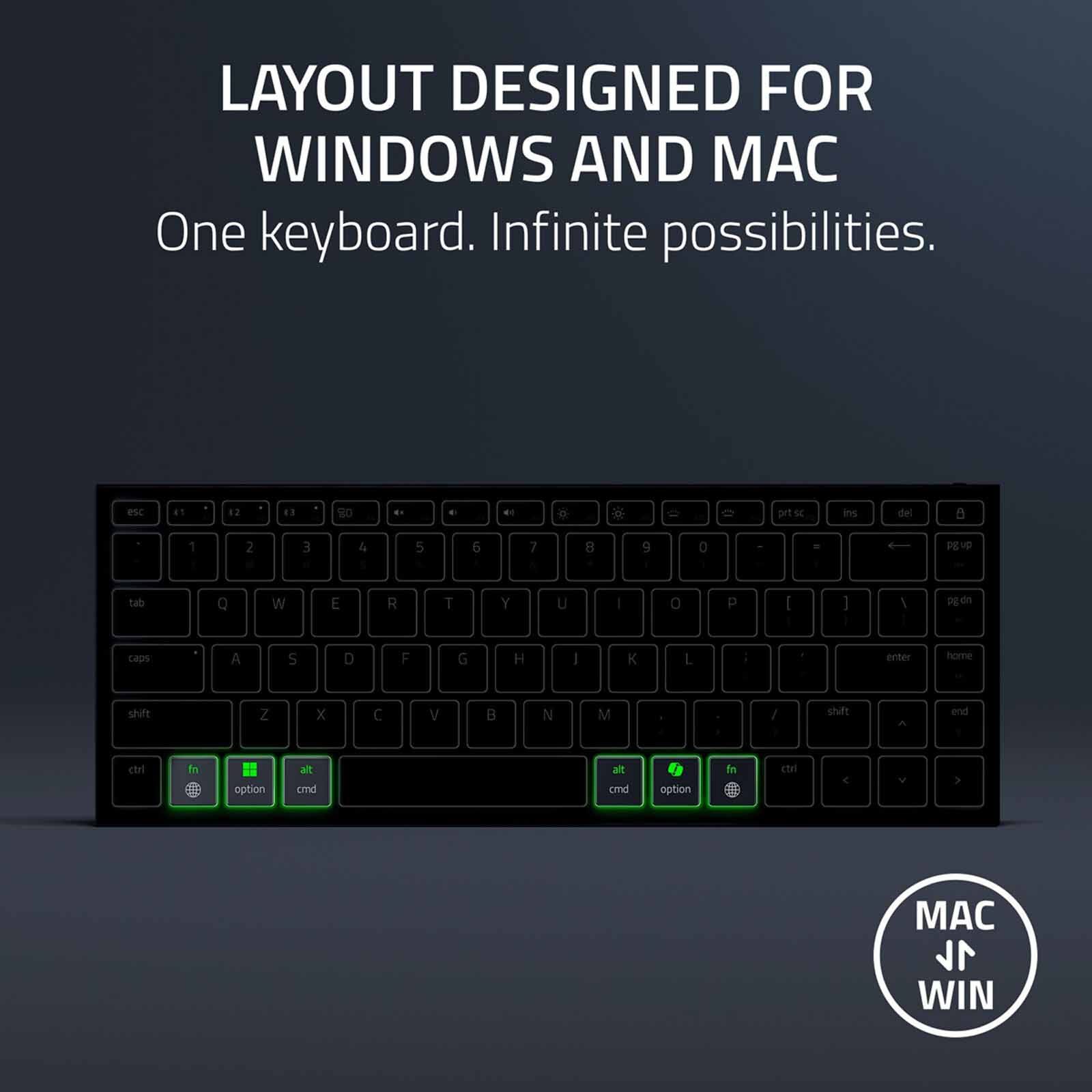 RAZER Joro Portable Keyboard - Us Layout - Frml RZ03-02360100-R3M1-image 3