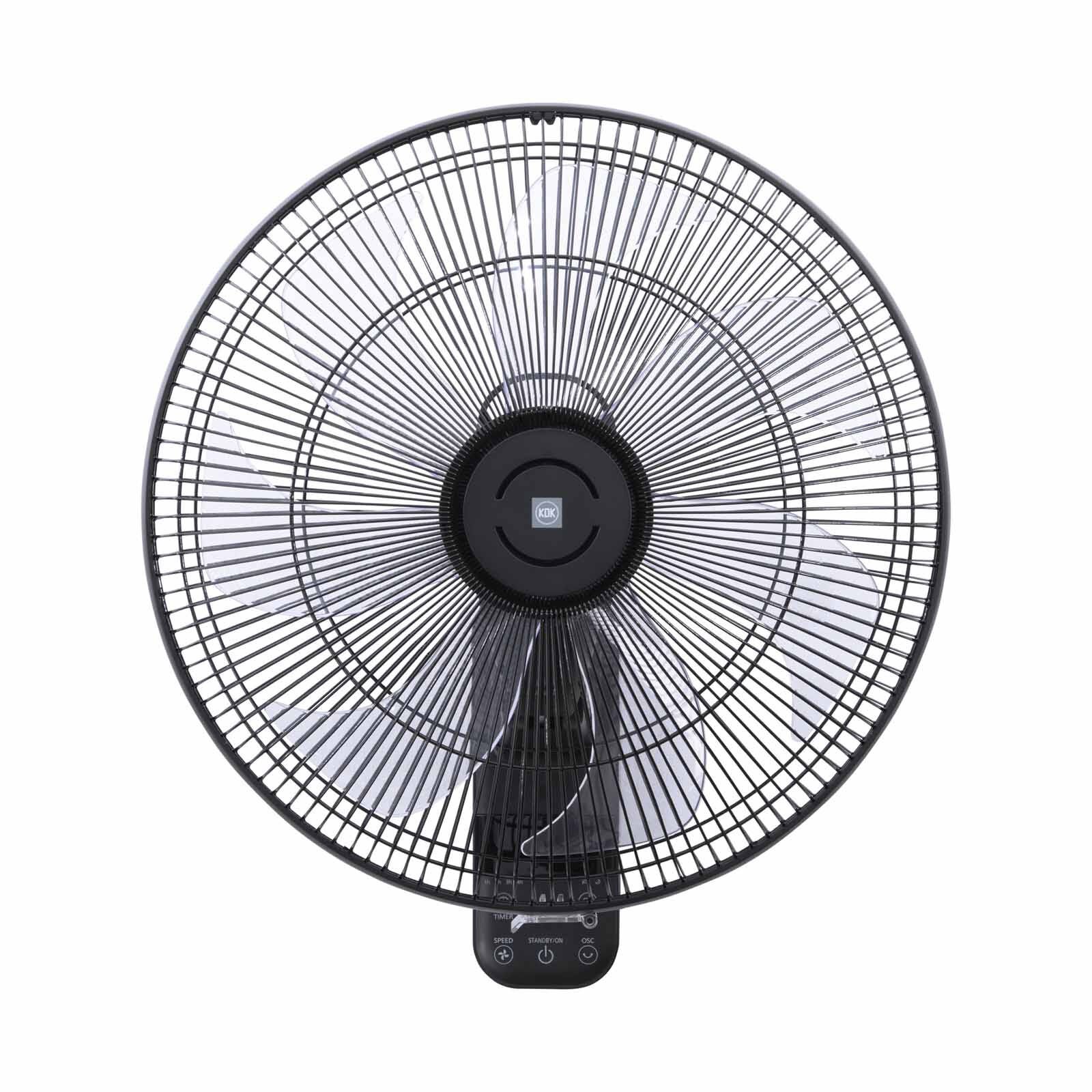 KDK 40cm Dc Wall Fan-black JV40SK-image 1
