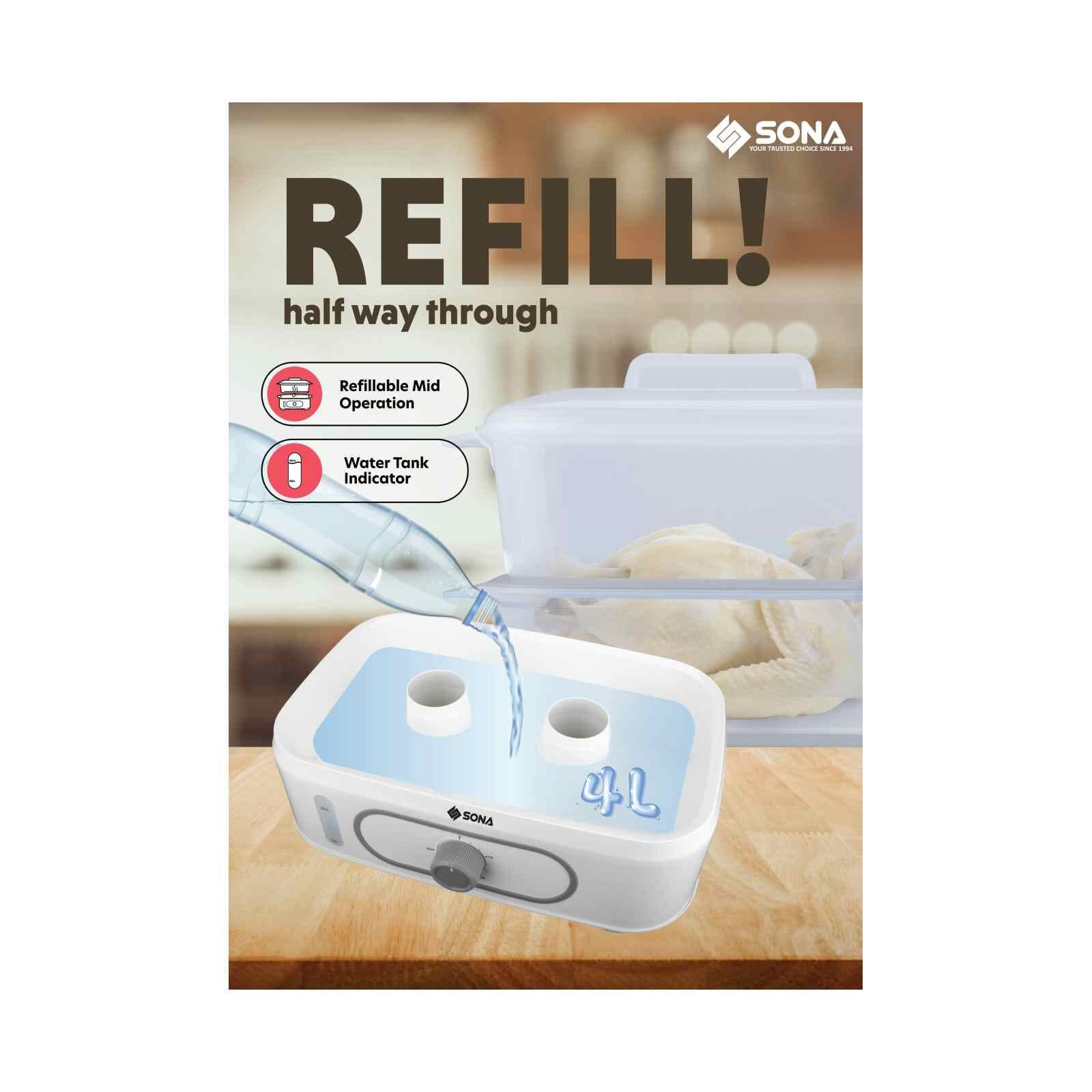 SONA 20l Electric Steamer SSR3164-image 4
