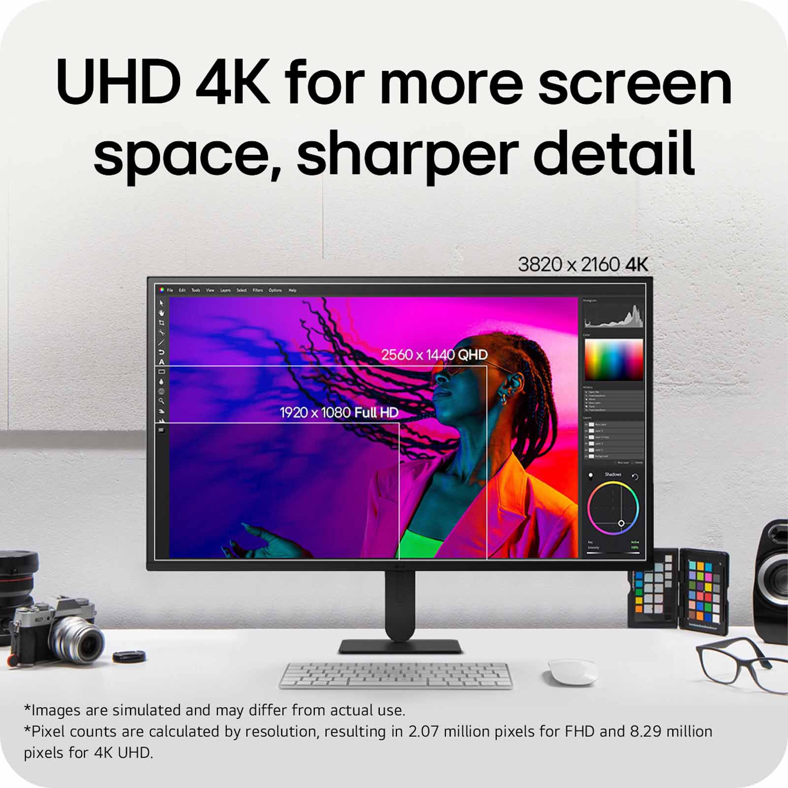 LG 31.5in 4k Uhd Va Display With Usb Type-c 65w Power Delivery Monitor 32U720B-B-image 9