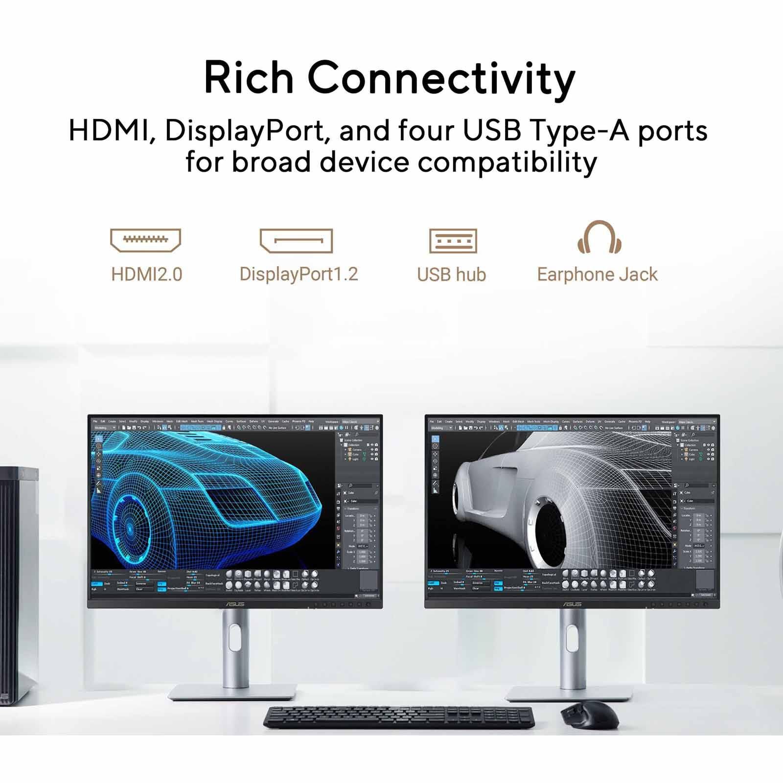ASUS 24.1in Proart Wuxga 100hz Monitor PA248QFV-image 8