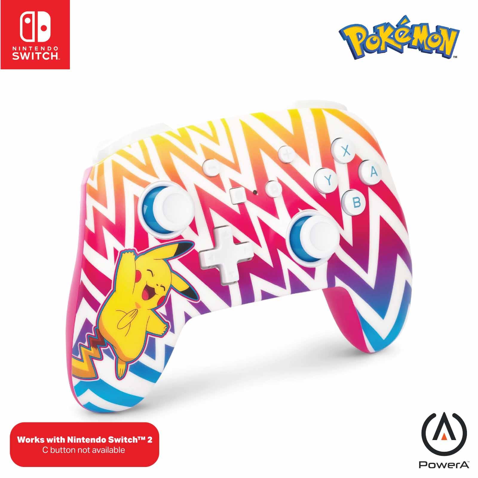 POWERA Enhanced Wireless Controller For Nintendo Switch - Pikachu Vibrant NSGP0262-01-image 5