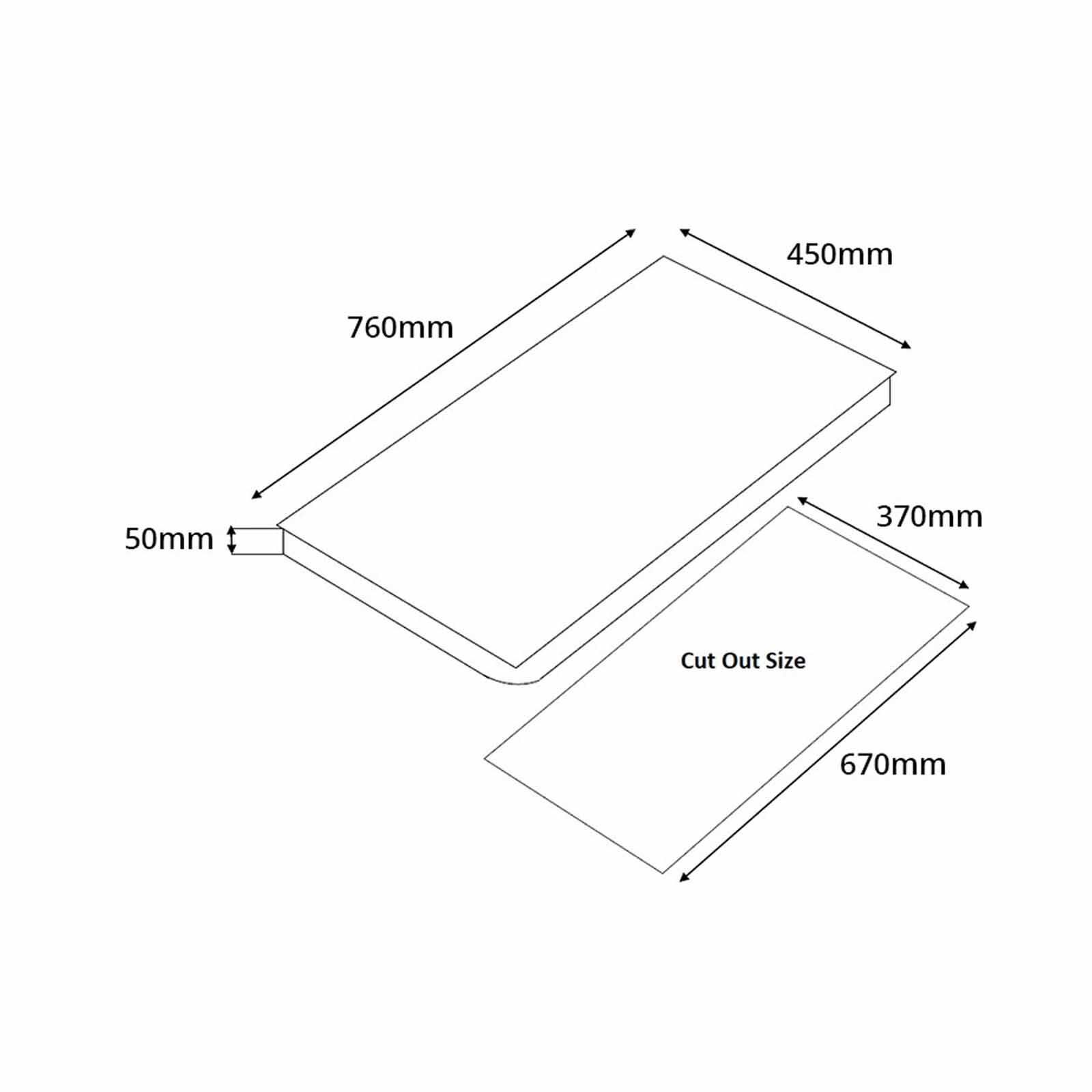 TECNO 76cm 3 Burners Stainless Steel Hob (exclude Installation) TS 7633TRSV-image 2