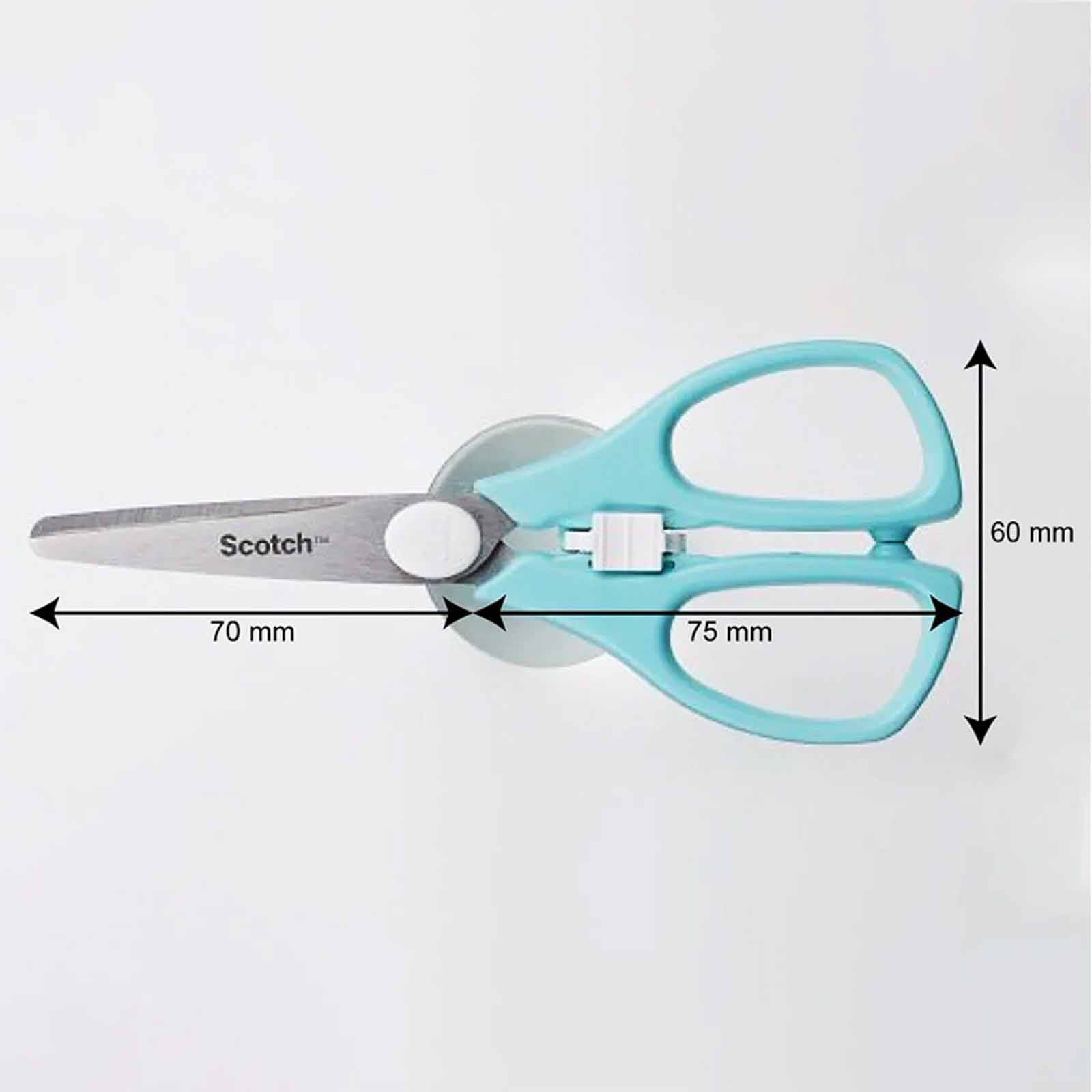 3M SCOTCH Portable Food Scissor Anti-bac Green PS-AB-image 5