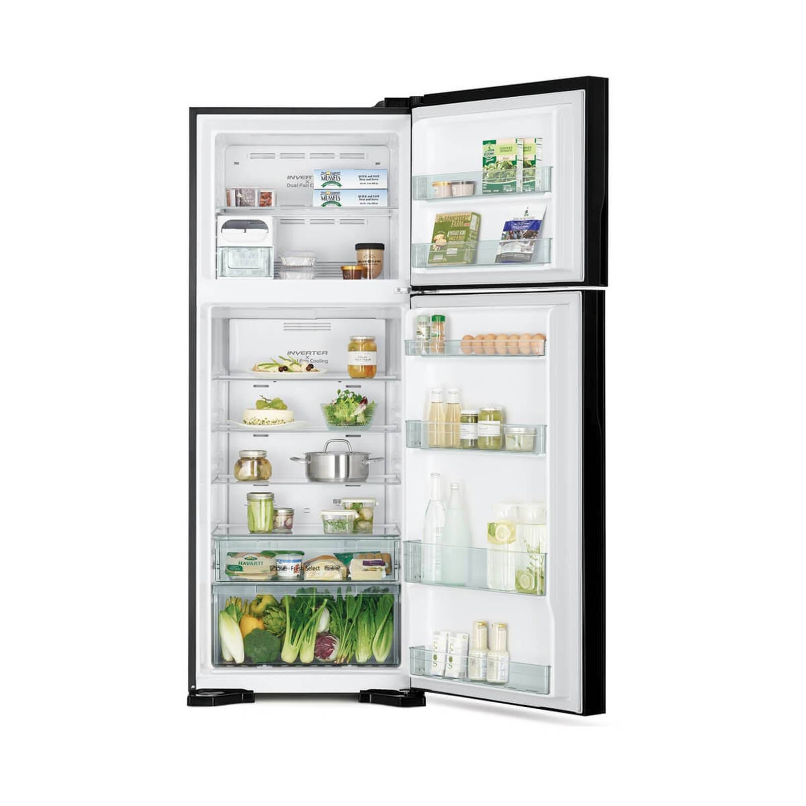 HITACHI 2 Dr Fridge (438l) RVG560P7MSGPW-image 2