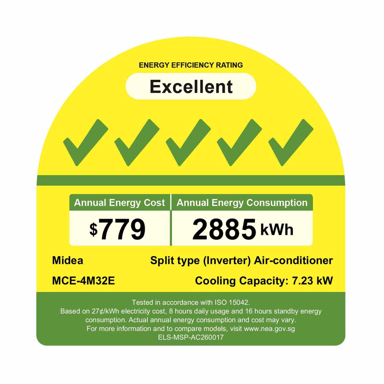 MIDEA Midea Mce 32k Condenser System 4 (9000btu X 2, 12000btu X1, 18000btu X 1) MCE-4M32E +MCEID-09PRO X 2/MCEID-12PRO/MCEID-18PRO-image 2
