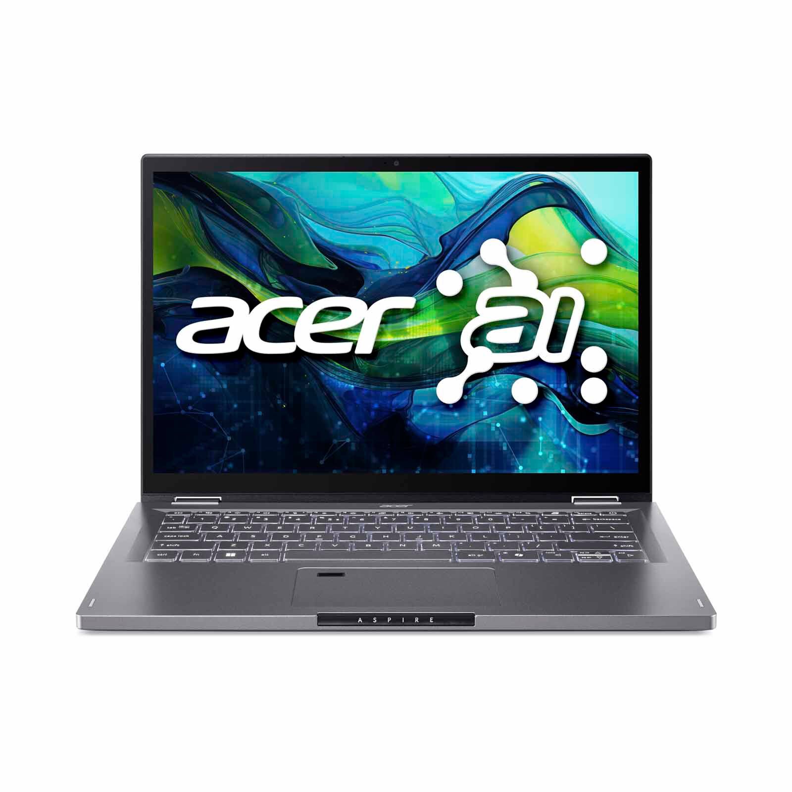 ACER 14in Touch Intel Core Ultra 5 125u 16gb 512gb Ssd Win 11 Home ASPIRE SPIN 14 ASP14-52MTN-59PW (STEEL GRAY)-image 1