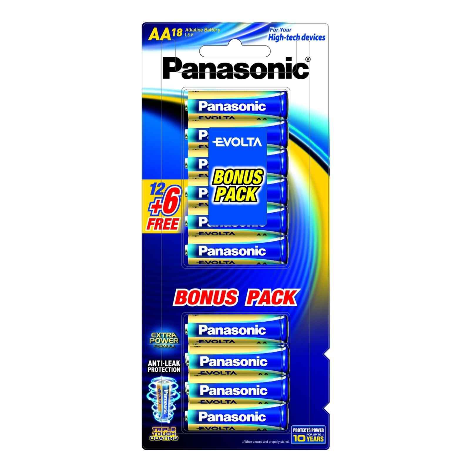 PANASONIC Evolta Aa 18 Pcs Pack LR6EG/18B-image null