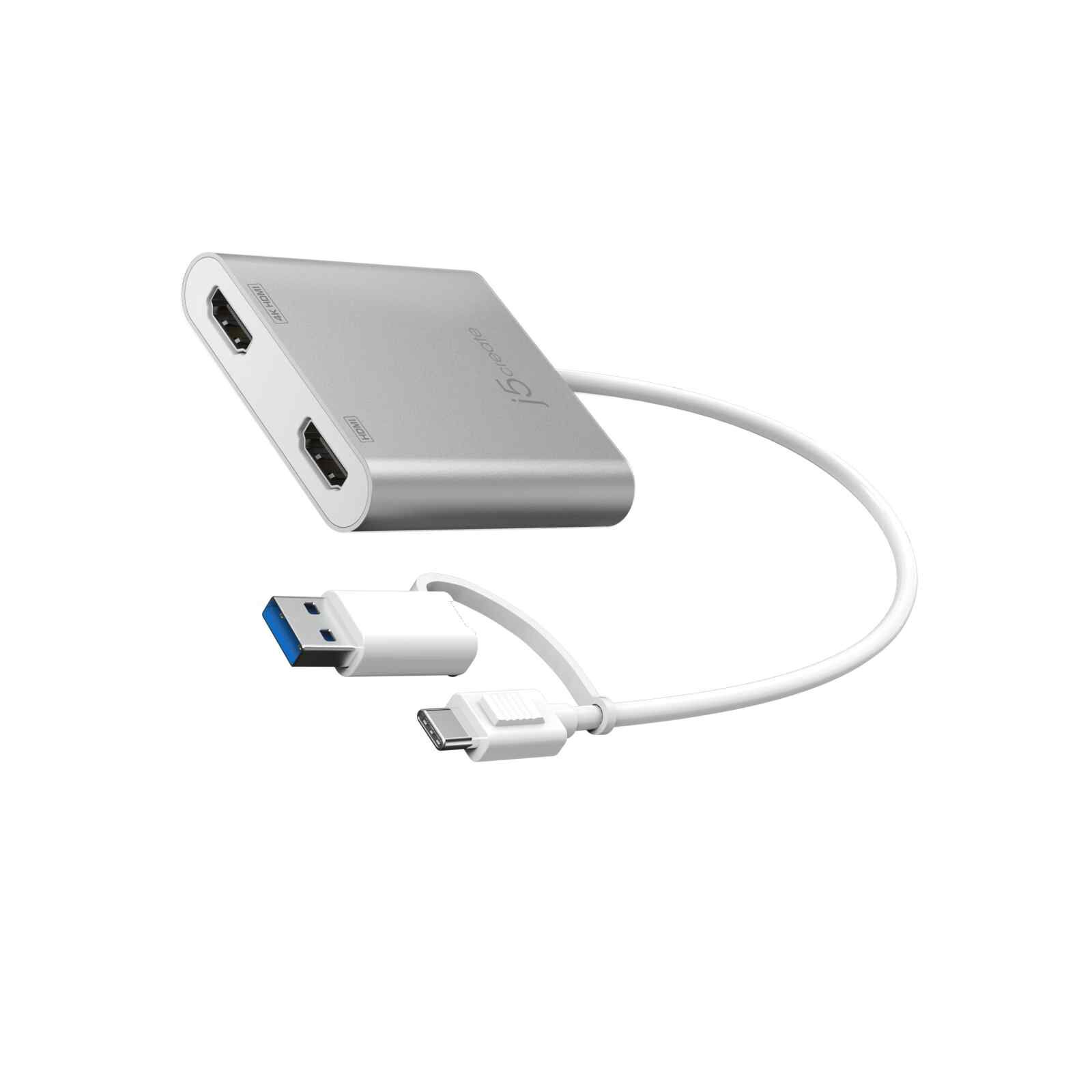 J5CREATE Usb-c To Dual Hdmi Multi-monitor Adapter JCA365-image 2