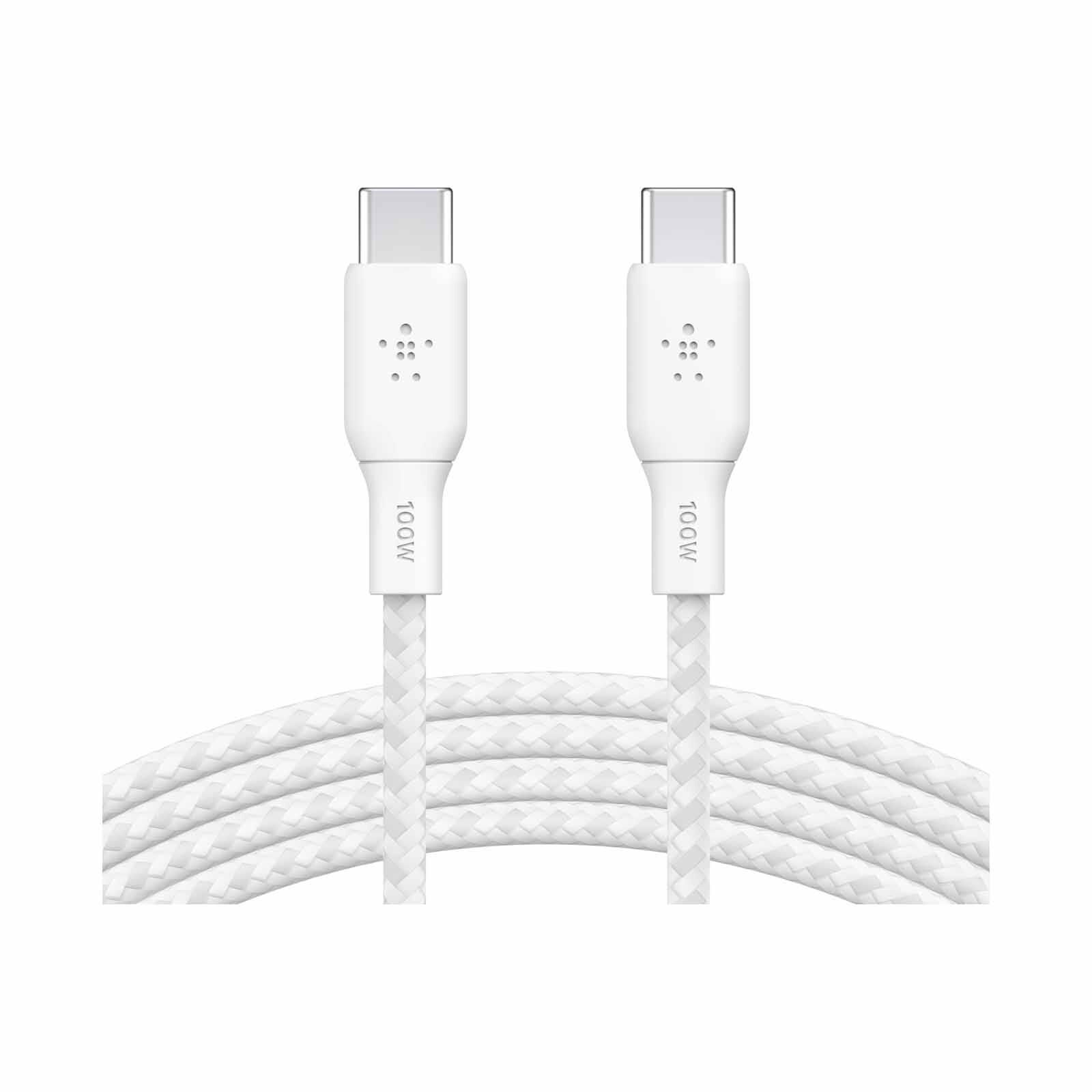 BELKIN Boostcharge Usb-c To Usb-c Cable 100w 3m White CAB014BT3MWH-image 1