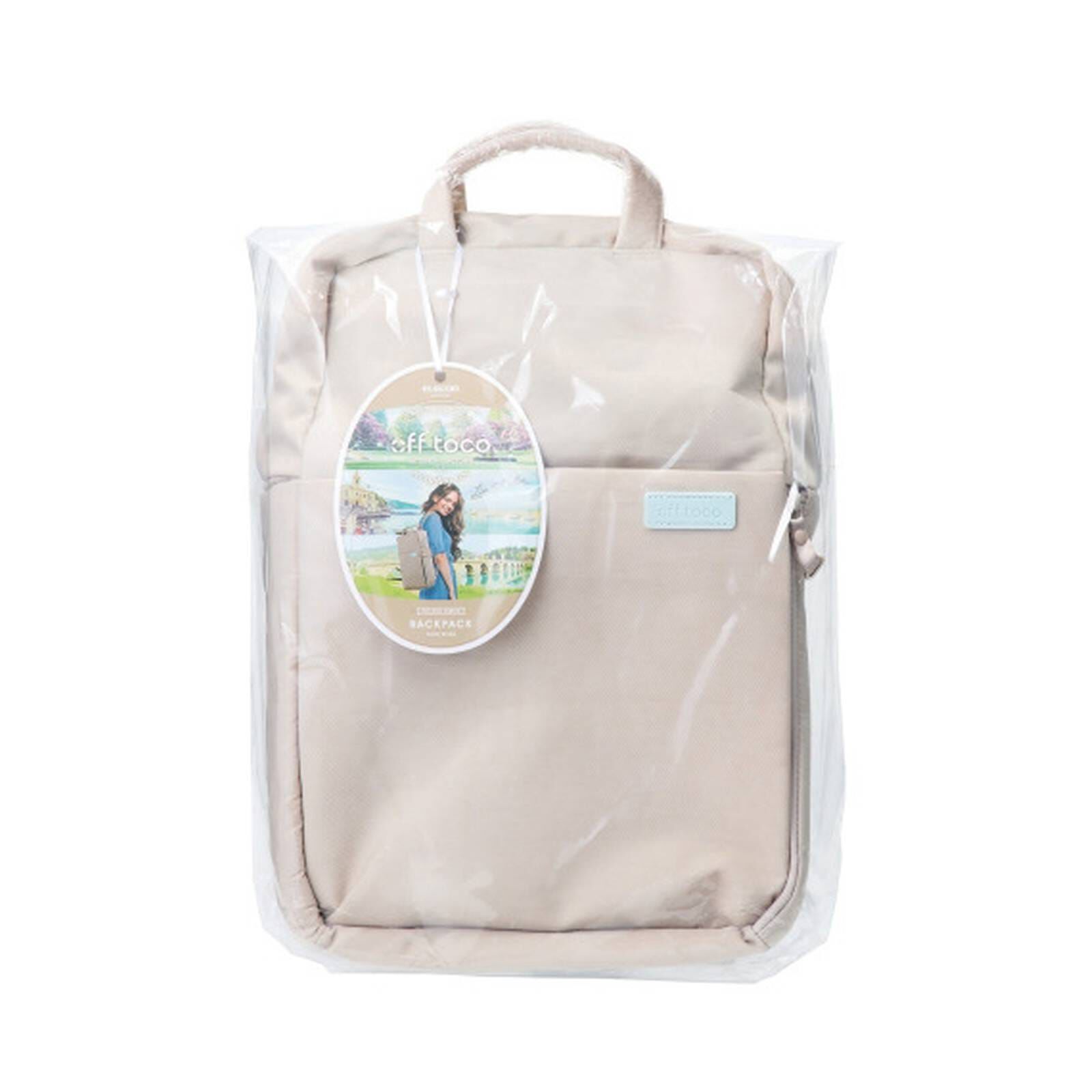 ELECOM Offtoco Pc Backpack 13.3" Beige BM-OF04BE-image 2