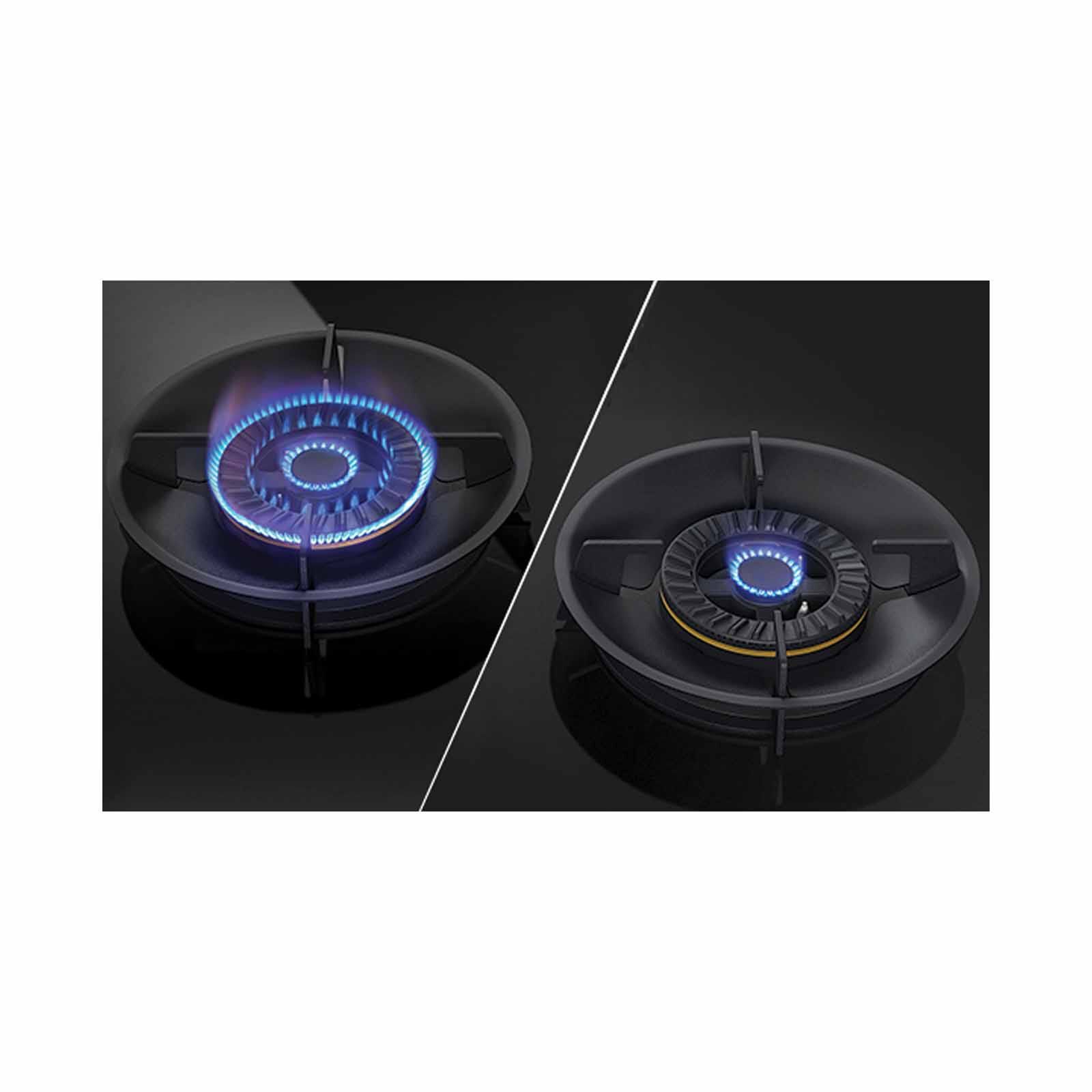 FUJIOH 78cm 2 Burners Gas Hob (tg) -glass (exclude Installation) FH-GS6520 SVGL TG-image 4