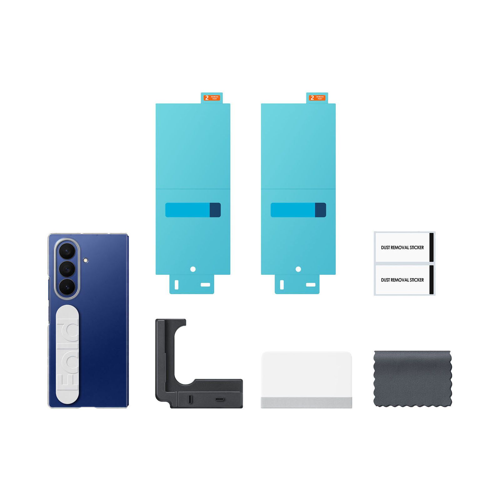 SAMSUNG Galaxy Z Fold7 Clear Grip Case EF-QF966CTEGWW-image 1