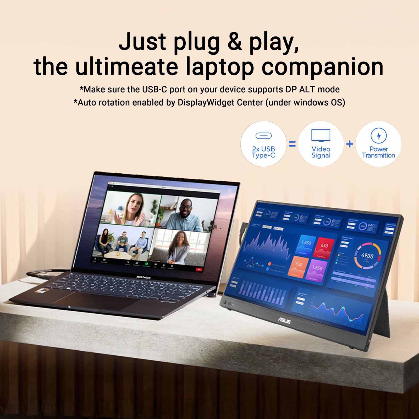 ASUS 16in Zenscreen Wqxga 155hz Usb Portable Monitor MB16NCG-image 9