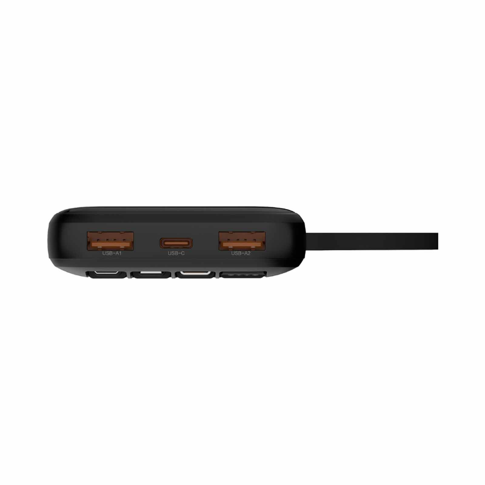 PHILIPS 10000mah 22.5w Powerbank With Usb-c Lightning Micro Usb Usb-a Cables Ccc DLP2223B/97-image 6