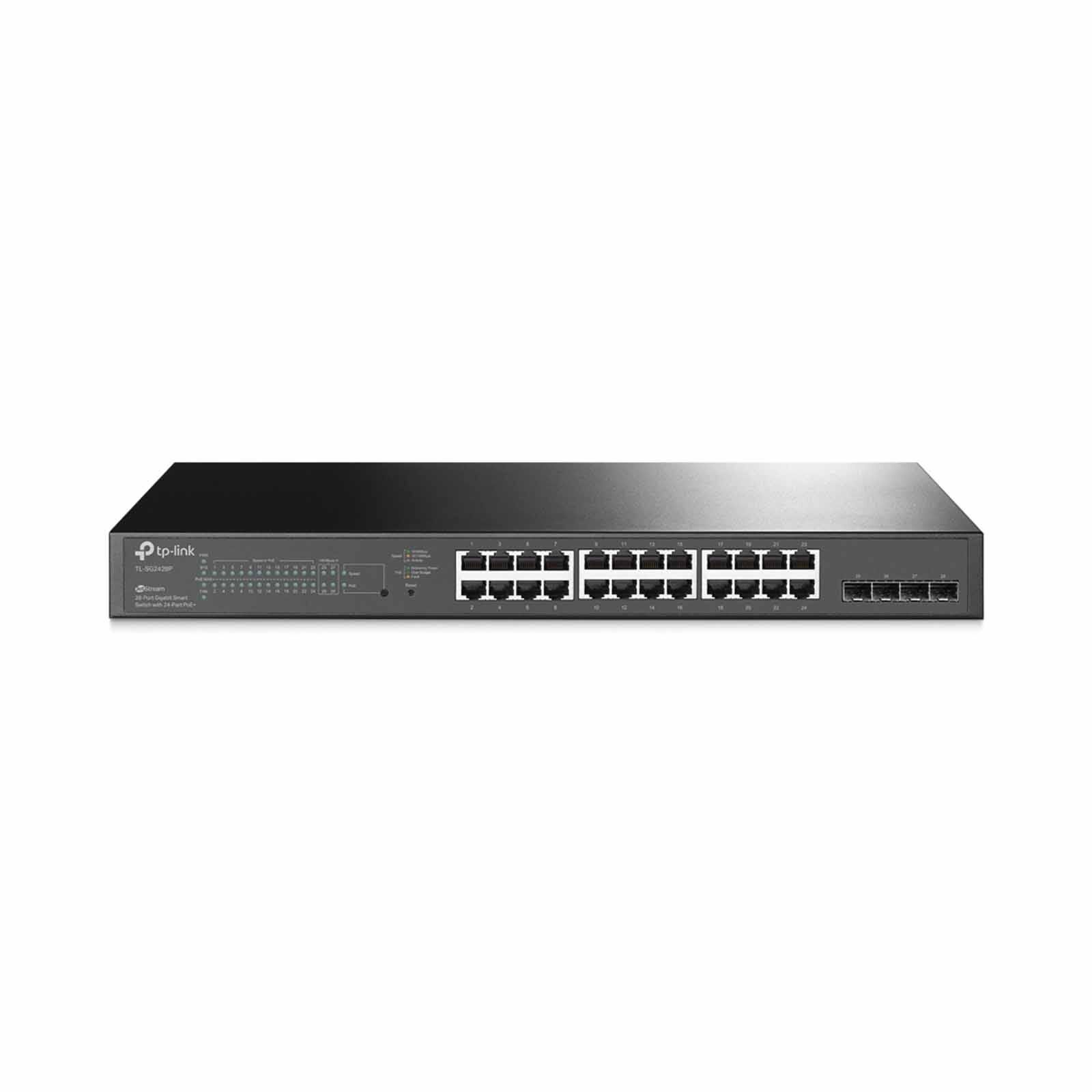 TP LINK Jetstream 28-port Gigabit Smart Switch With 24-port Poe Plus SG2428P-image 2