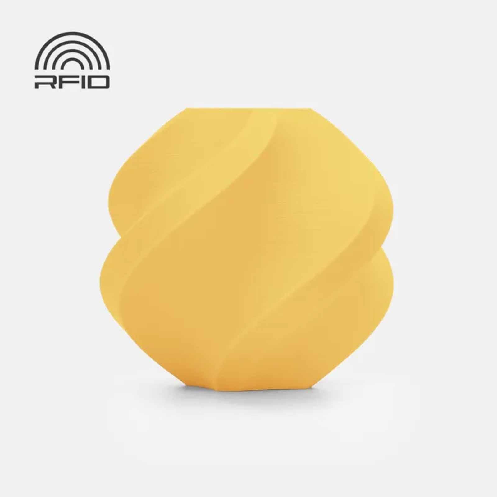 BAMBU LAB Pla Matte - Lemon Yellow - With Reusable Spool BAM-A01-Y2-1.75-1000-SPL