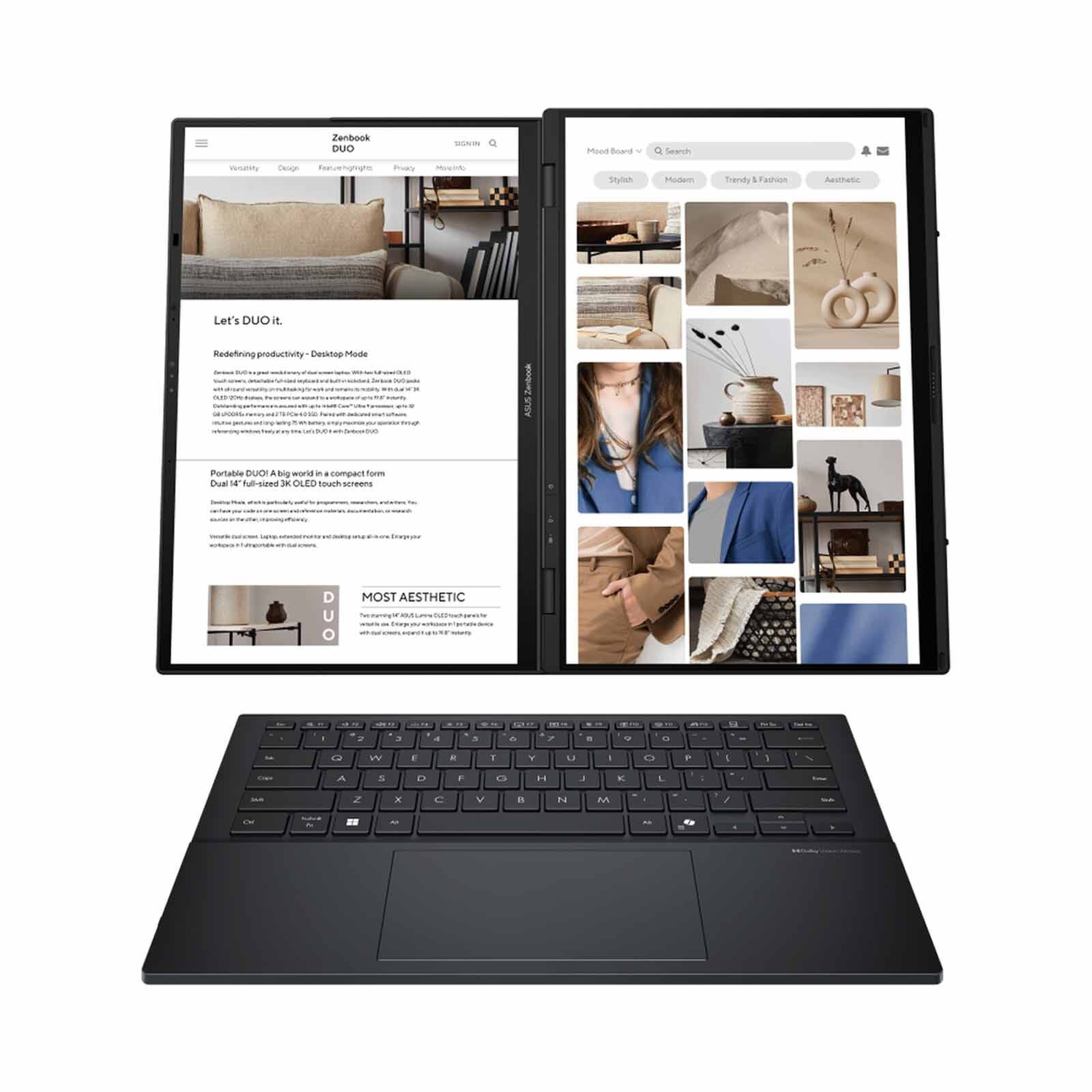 ASUS 14in Intel Core Ultra 7 255h 32gb Ram 1tb Ssd Win 11 ZENBOOK DUO - UX8406CA-QL350W-image 2