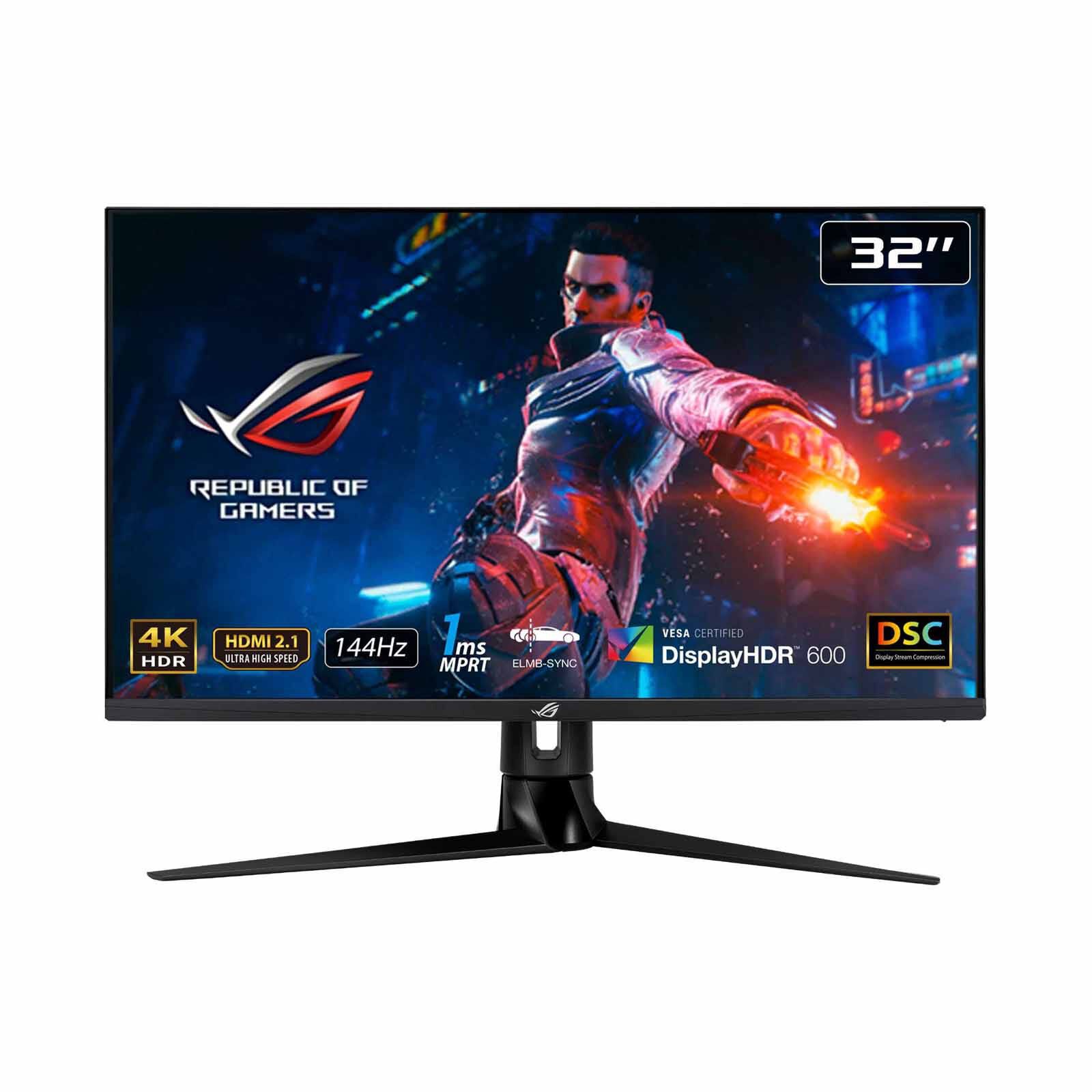 ASUS 32in Rog Swift Uhd 144hz Gaming Monitor PG32UQ-image 2