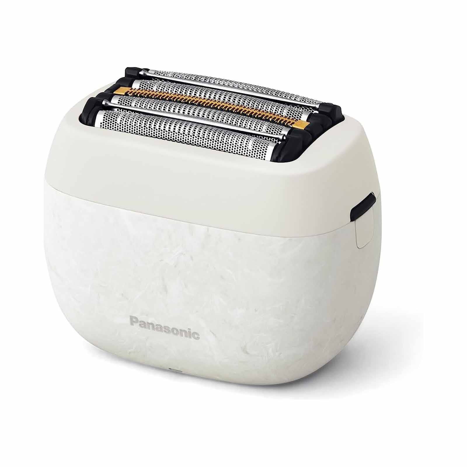 PANASONIC 5 Blade Palm Size Shaver Nagori - Marble White ES-PV6A-W751-image 5