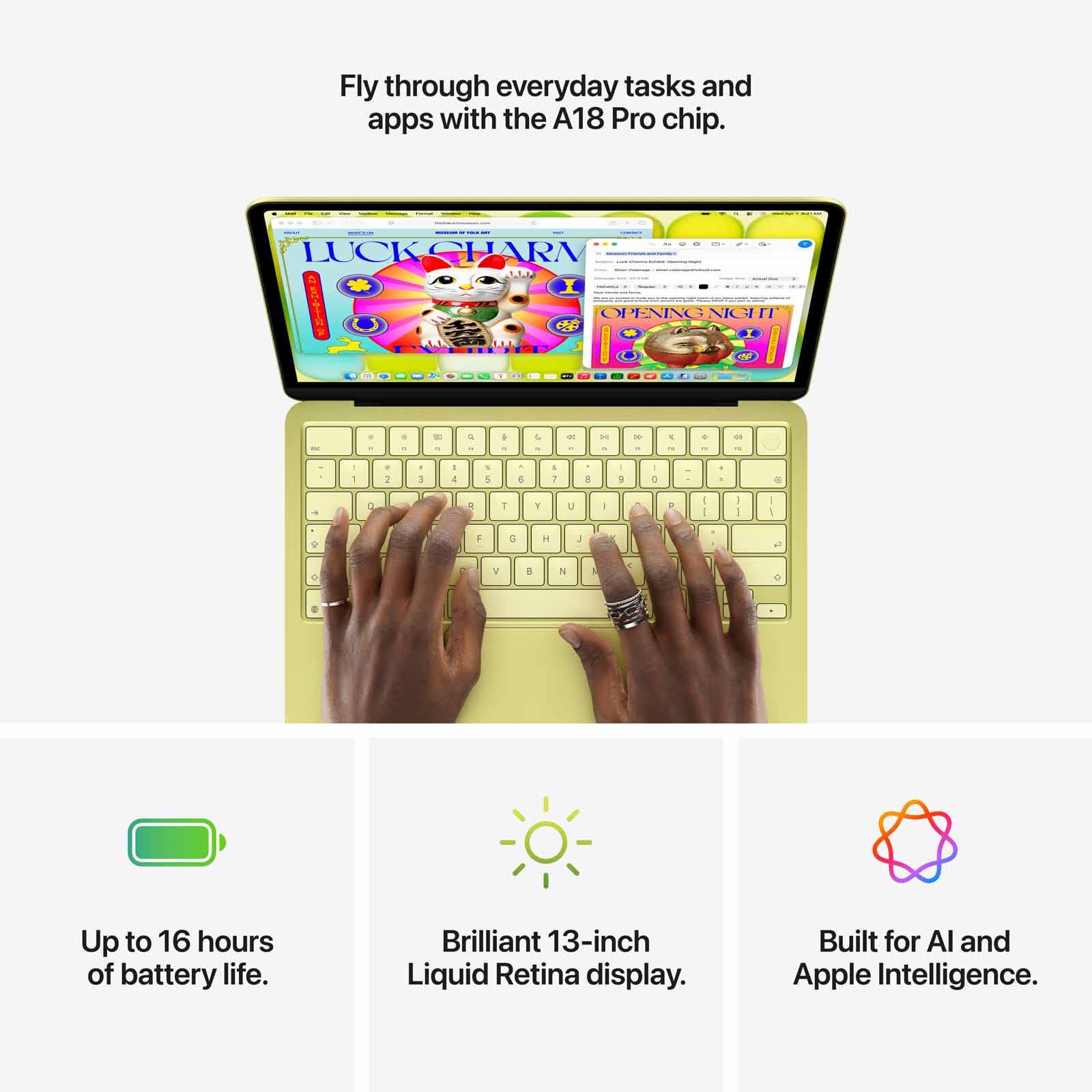APPLE 13-inch Macbook Neo: A18 Pro Chip With 6-core Cpu And 5-core Gpu, 8gb, 512gb Ssd, Touch Id - Blush MHFJ4ZP/A-image 2
