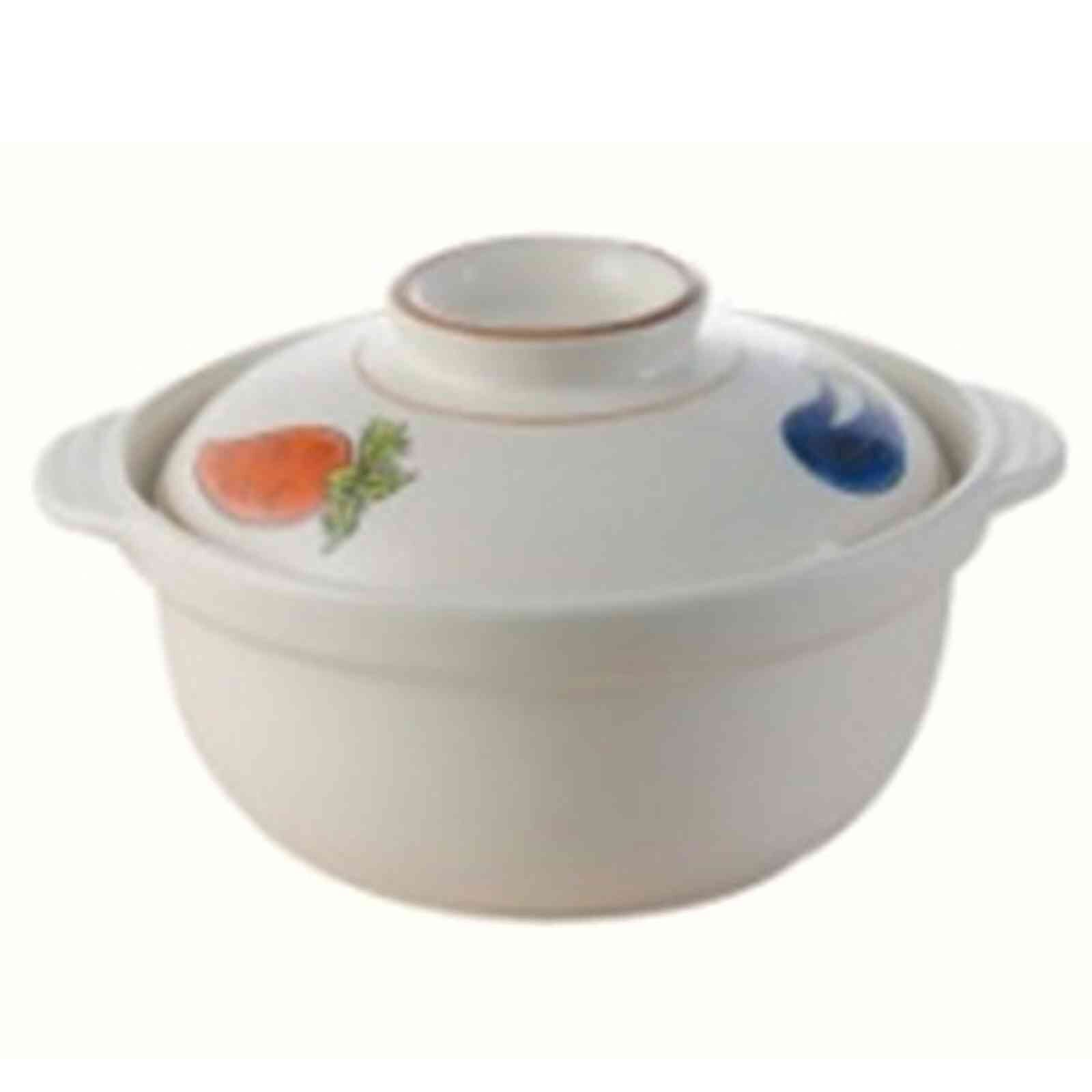 AELB Japanese Deep Casserole With Lid - 14.7 X H8cm 1166AL-RS004-5.5BC